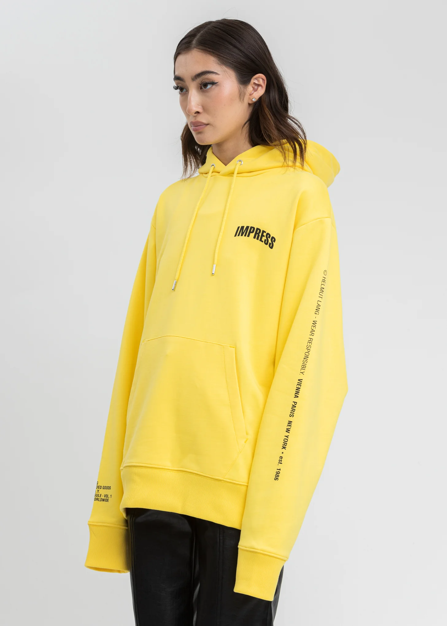 Laser Yellow Impress Hoodie - Image 3