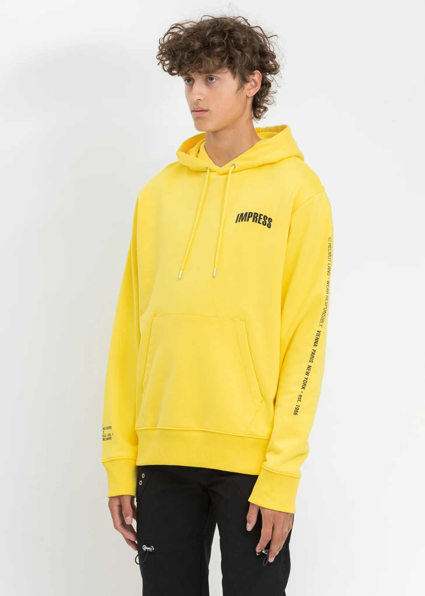 Laser Yellow Impress Hoodie - Image 3