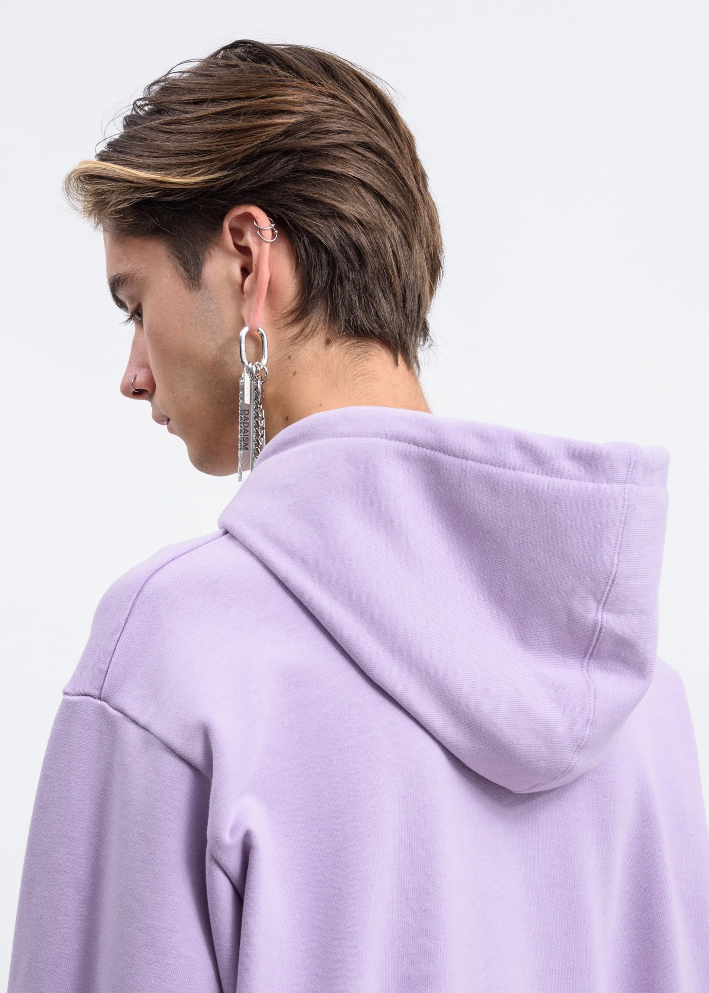 Lavender DADA Logo Embroidery Hoodie - Image 5