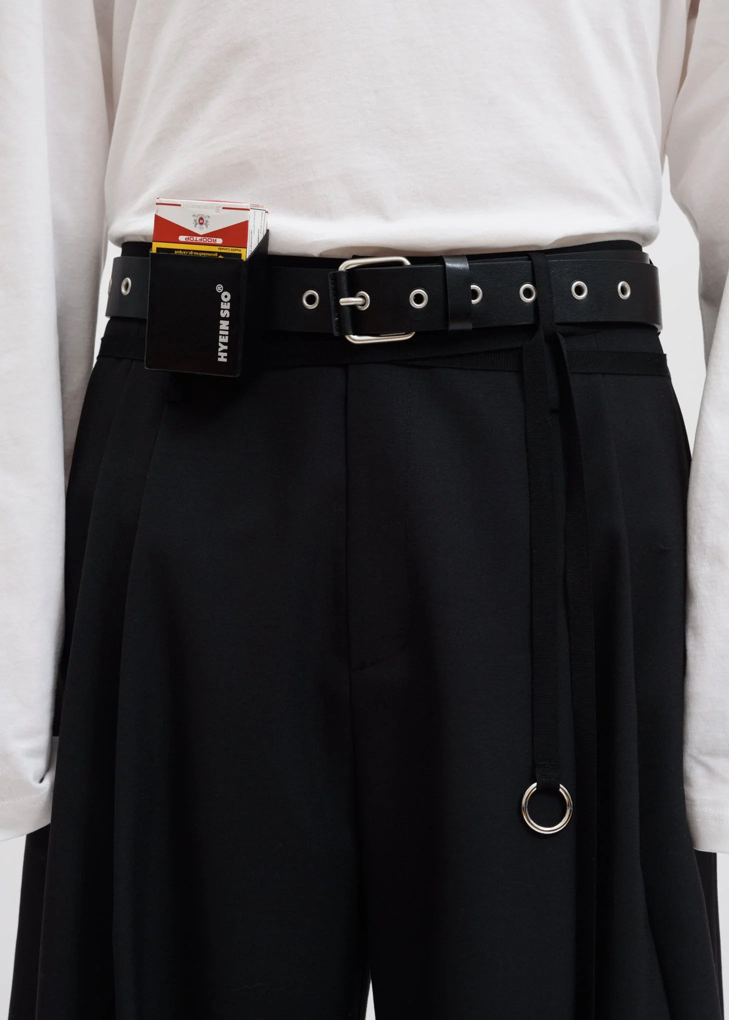 Leather Belt w/ Cigarette Holder - Image 2