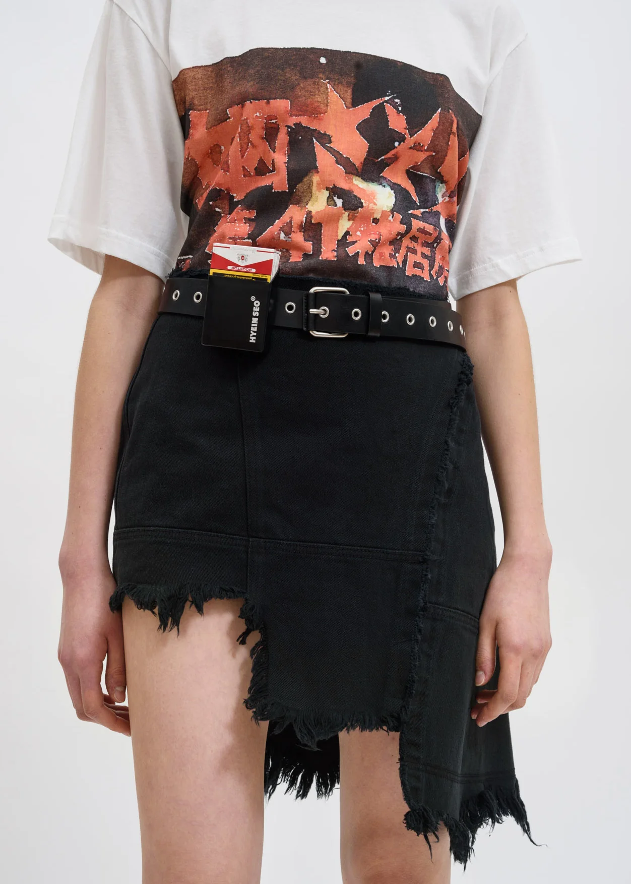 Leather Belt w/ Cigarette Holder - Image 2