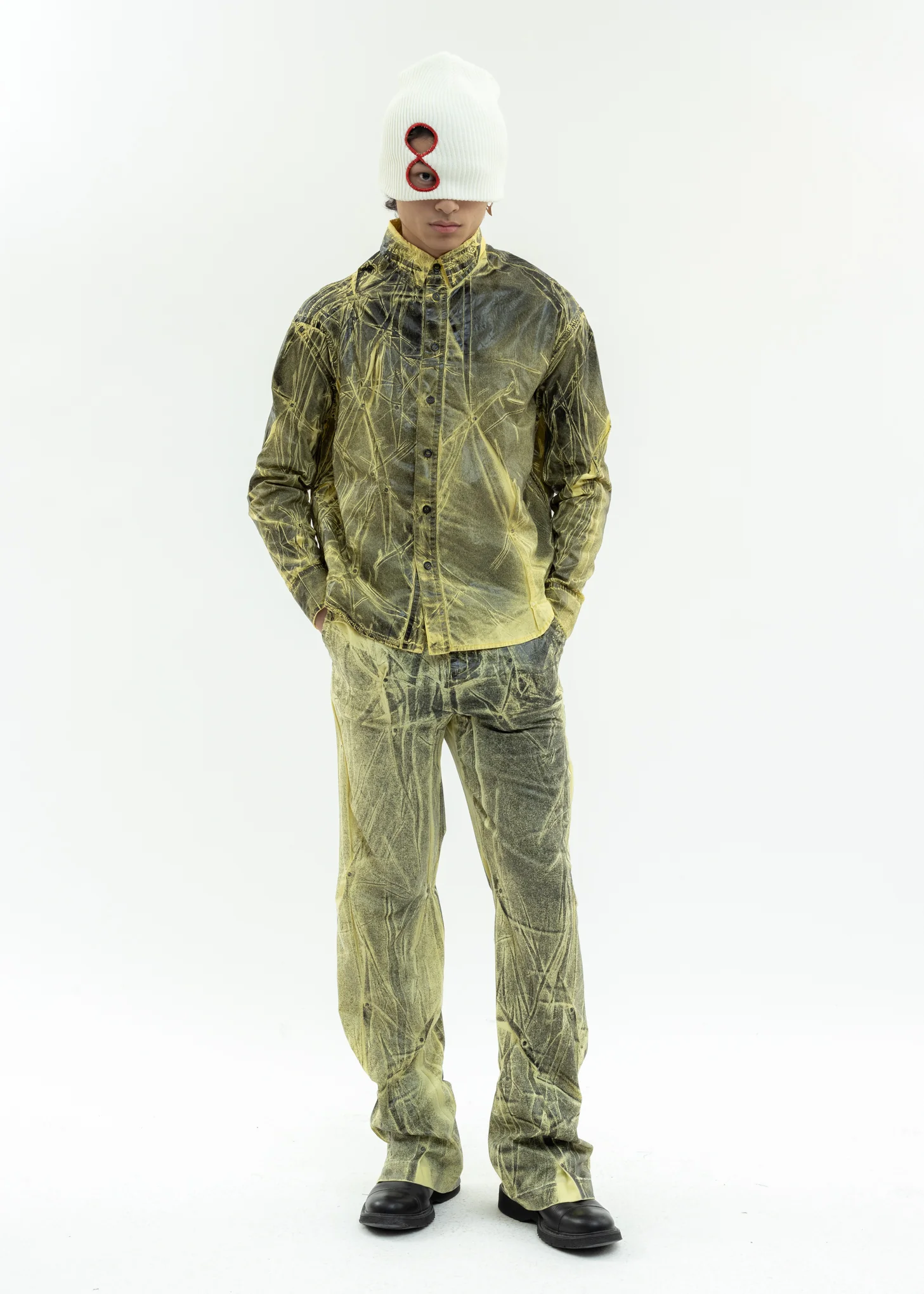 Lemon Treatment Bullet Hole Shirt Jacket - Image 5