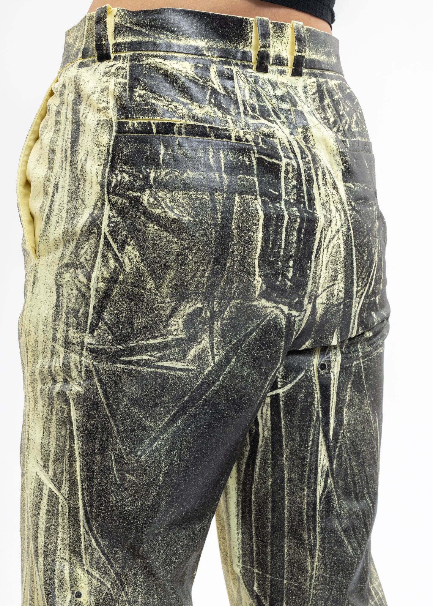 Lemon Treatment Bullet Hole Trousers - Image 4