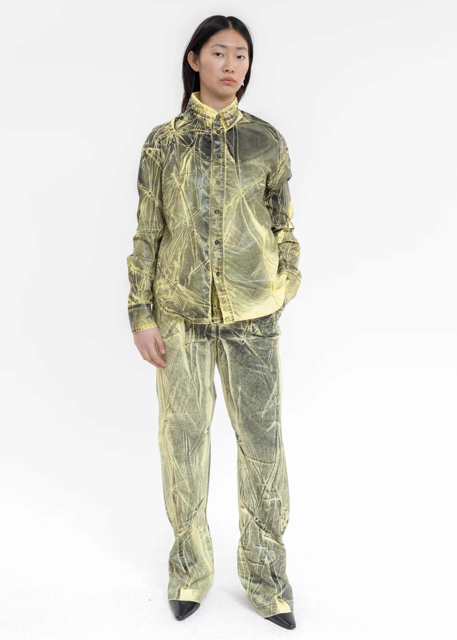 Lemon Treatment Bullet Hole Trousers - Image 6