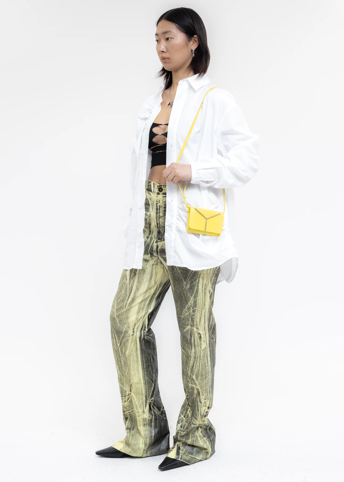 Lemon Treatment Bullet Hole Trousers - Image 7