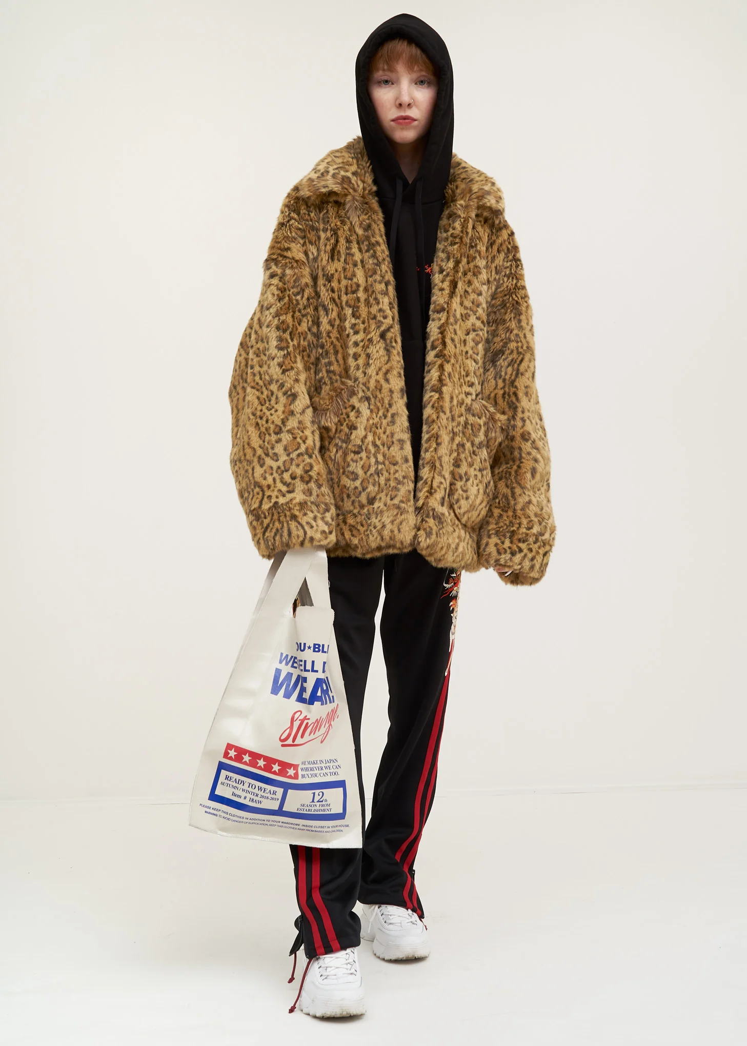 Leopard Animal Painted Fur Jacket - Image 2