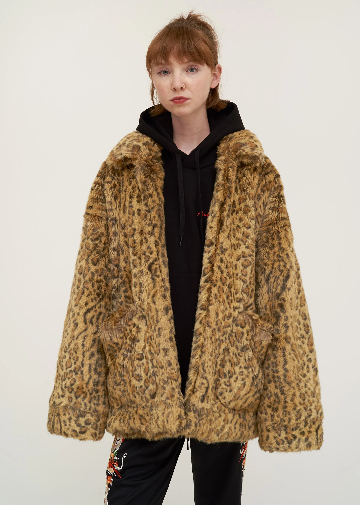 Leopard Animal Painted Fur Jacket - Image 5