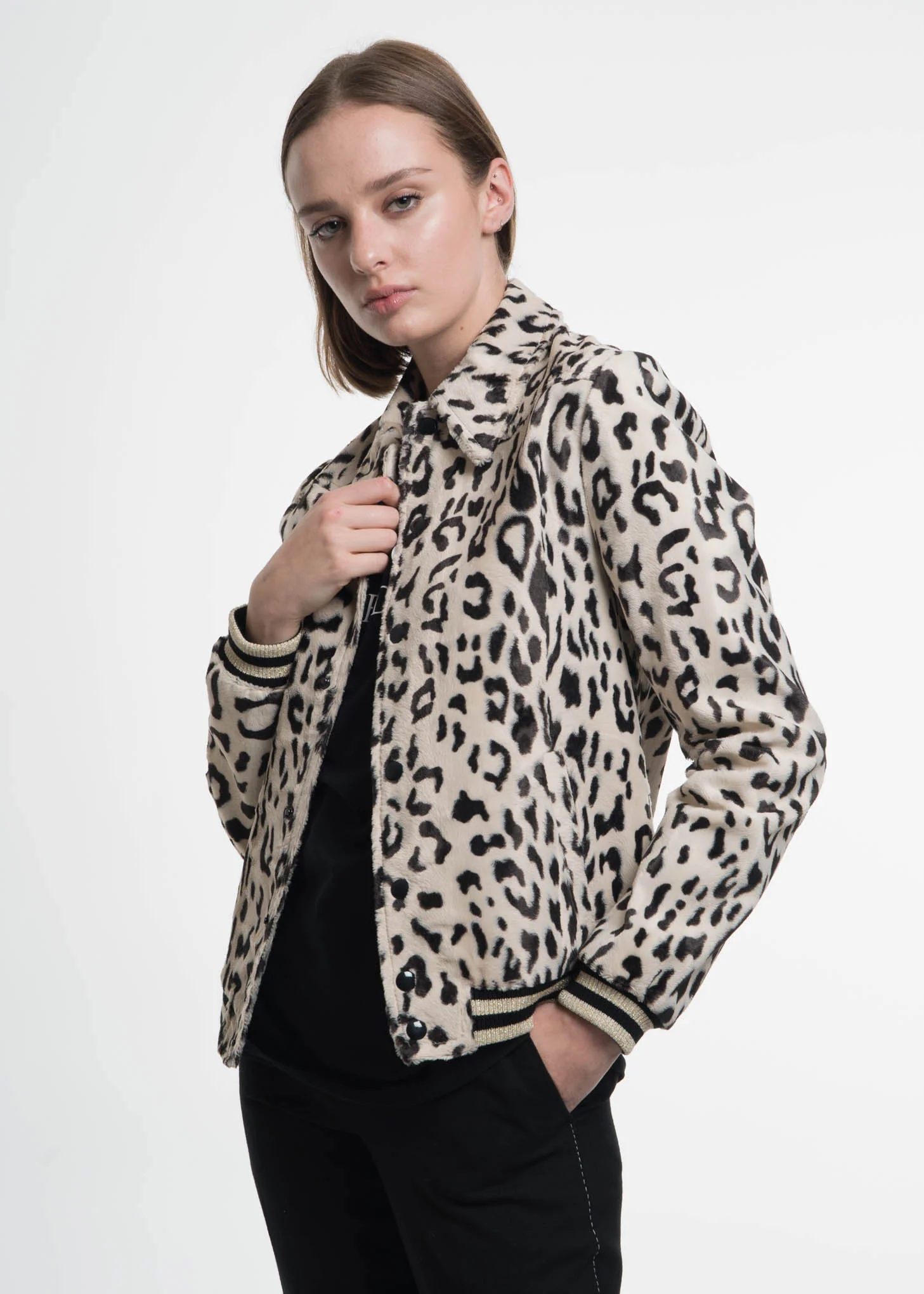 Leopard Iggy Teddy Jacket - Image 3