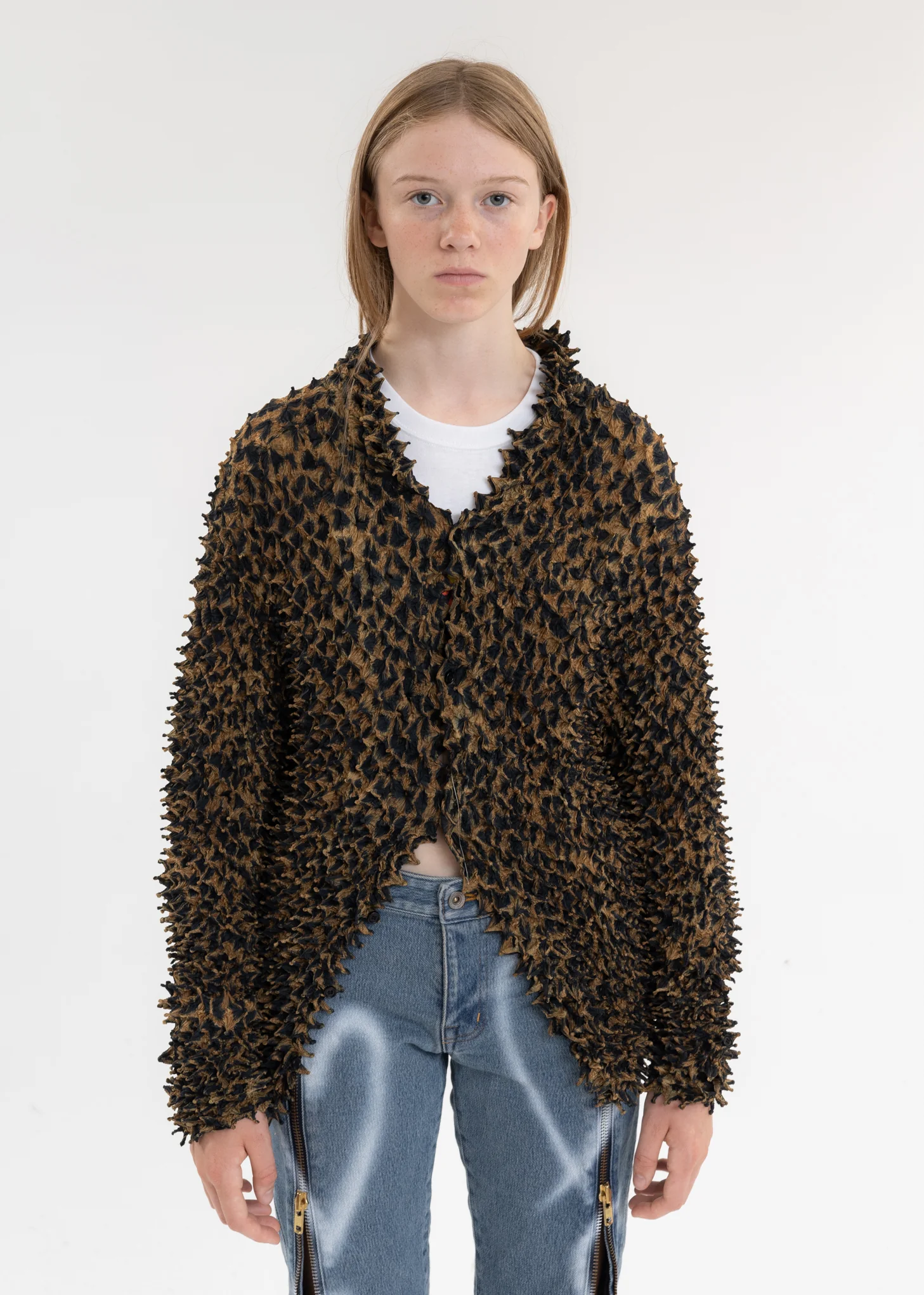 Leopard “SHIBORI” LEOPARD PRINT SHIRT
