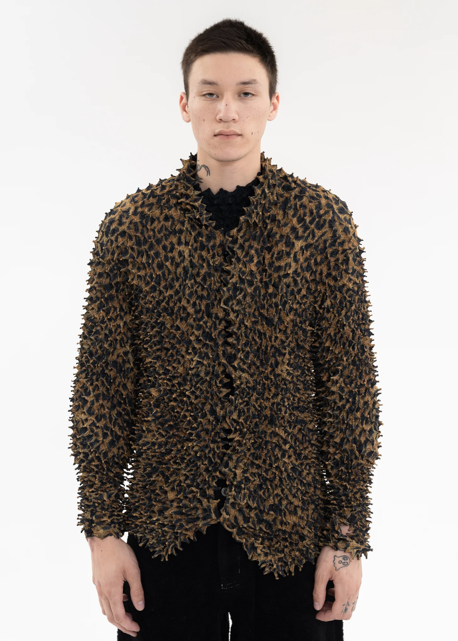 Leopard “SHIBORI” LEOPARD PRINT SHIRT