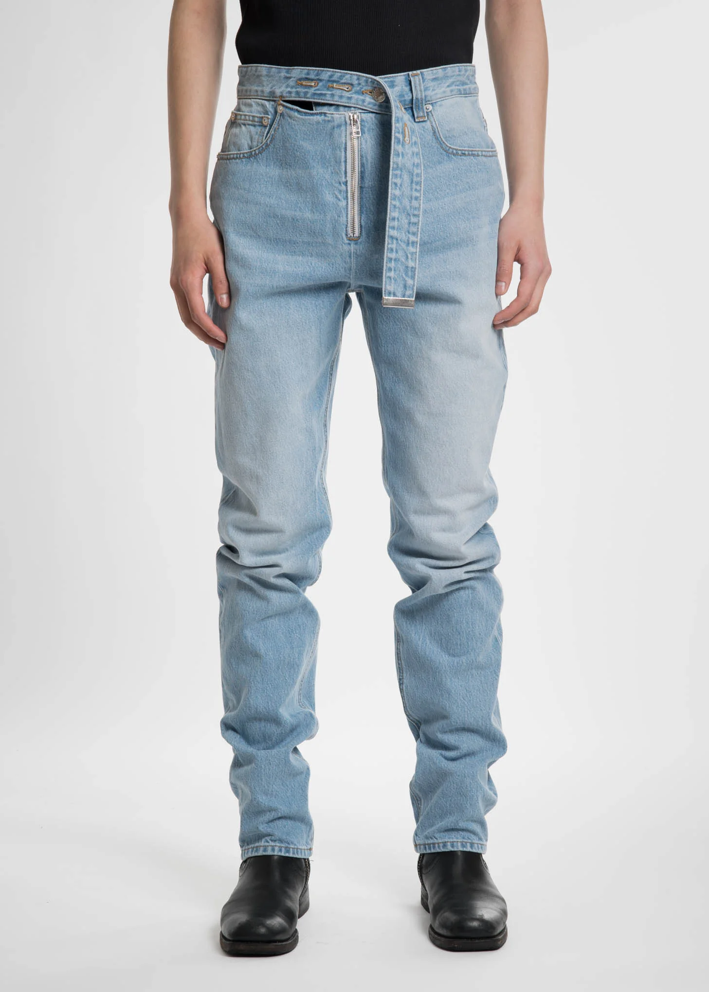 Light Blue Belt Jean