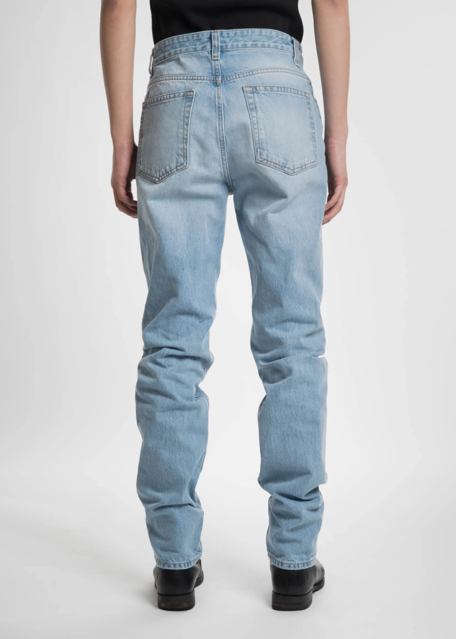 Light Blue Belt Jean - Image 2