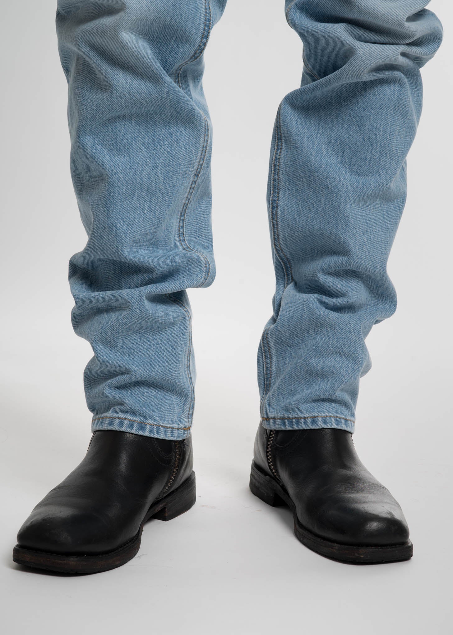 Light Blue Belt Jean - Image 4