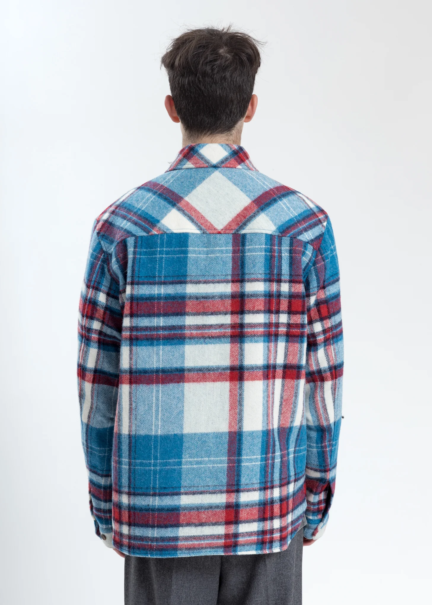 Light Blue WD English Check Anorak - Image 5