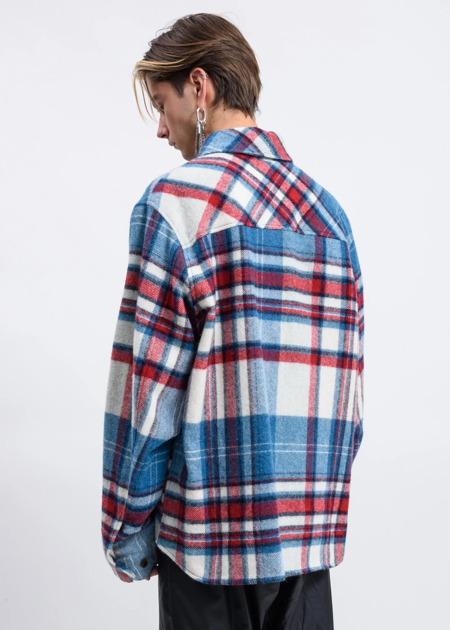 Light Blue English Check Anorak - Image 5