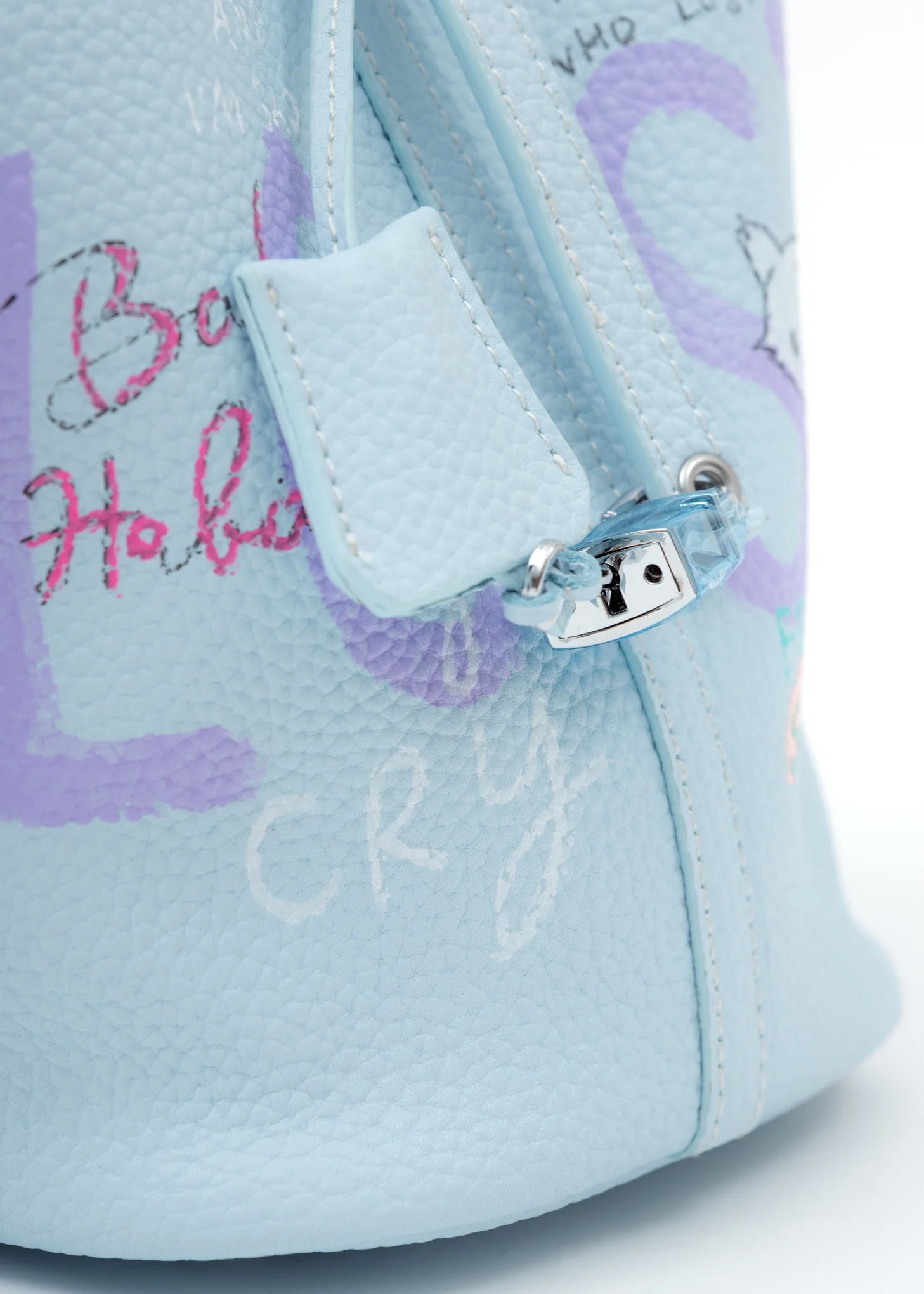 Light Blue Paint Cube Bag (Small)-Preorder - Image 5