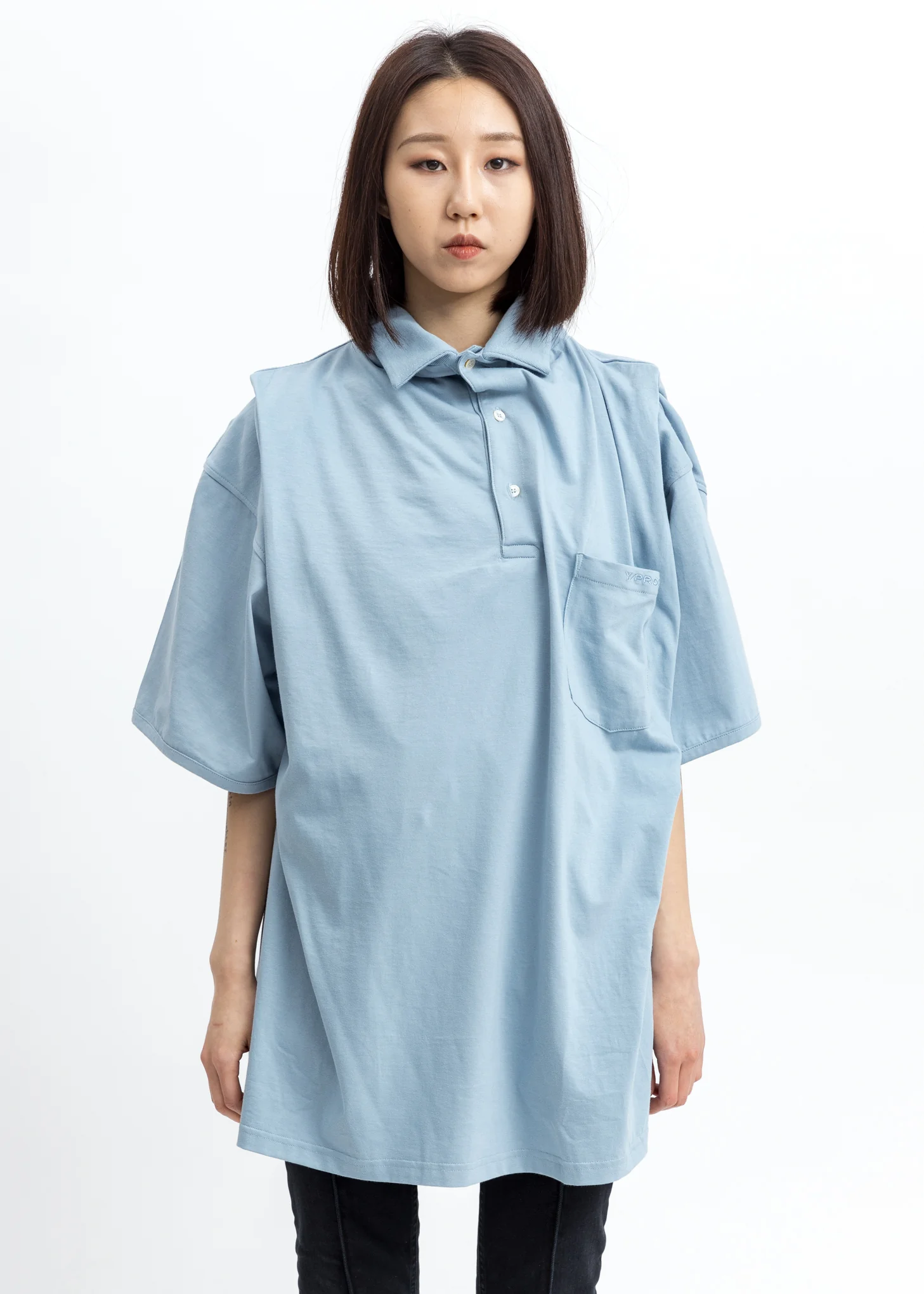 Light Blue Infinity Polo Shirt