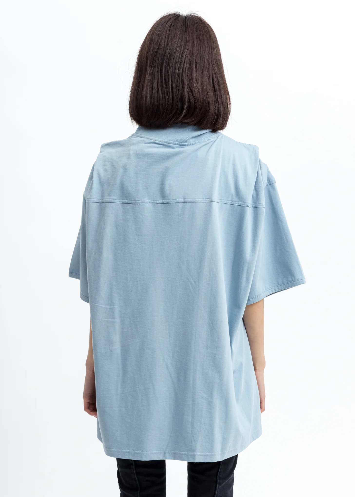 Light Blue Infinity Polo Shirt - Image 3