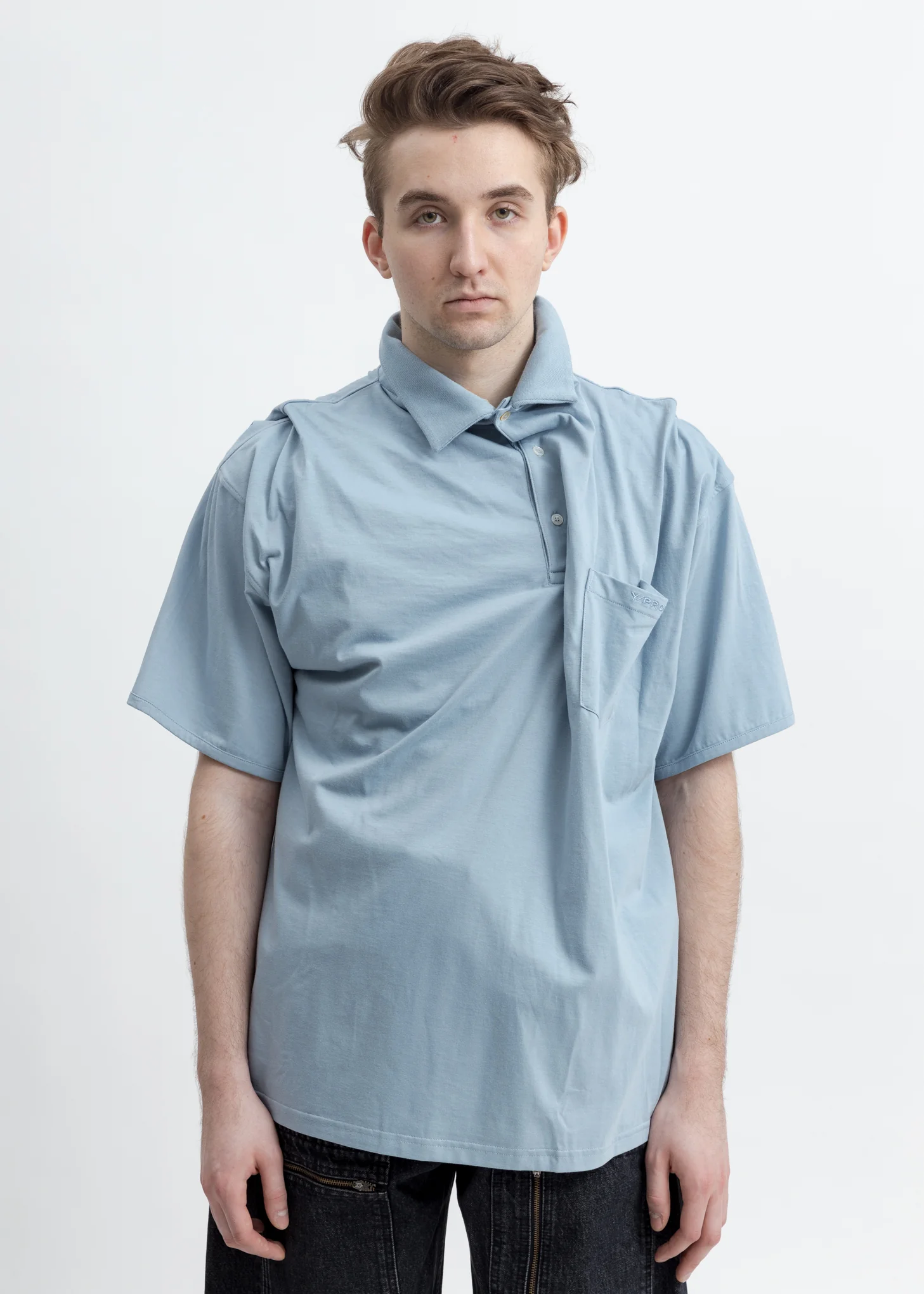 Light Blue Infinity Polo Shirt