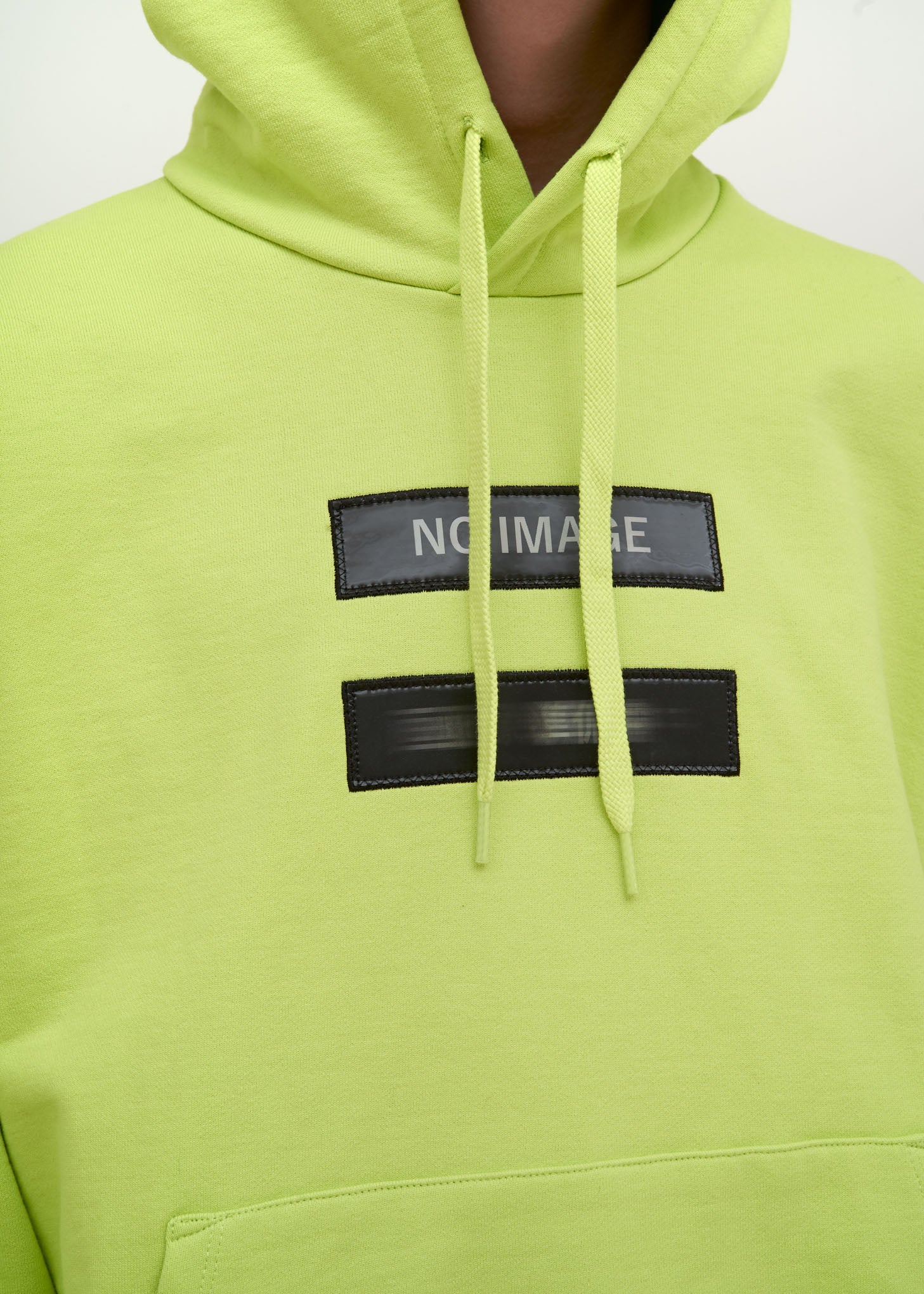 Light Green "No Image" Lenticular Hoodie - Image 4