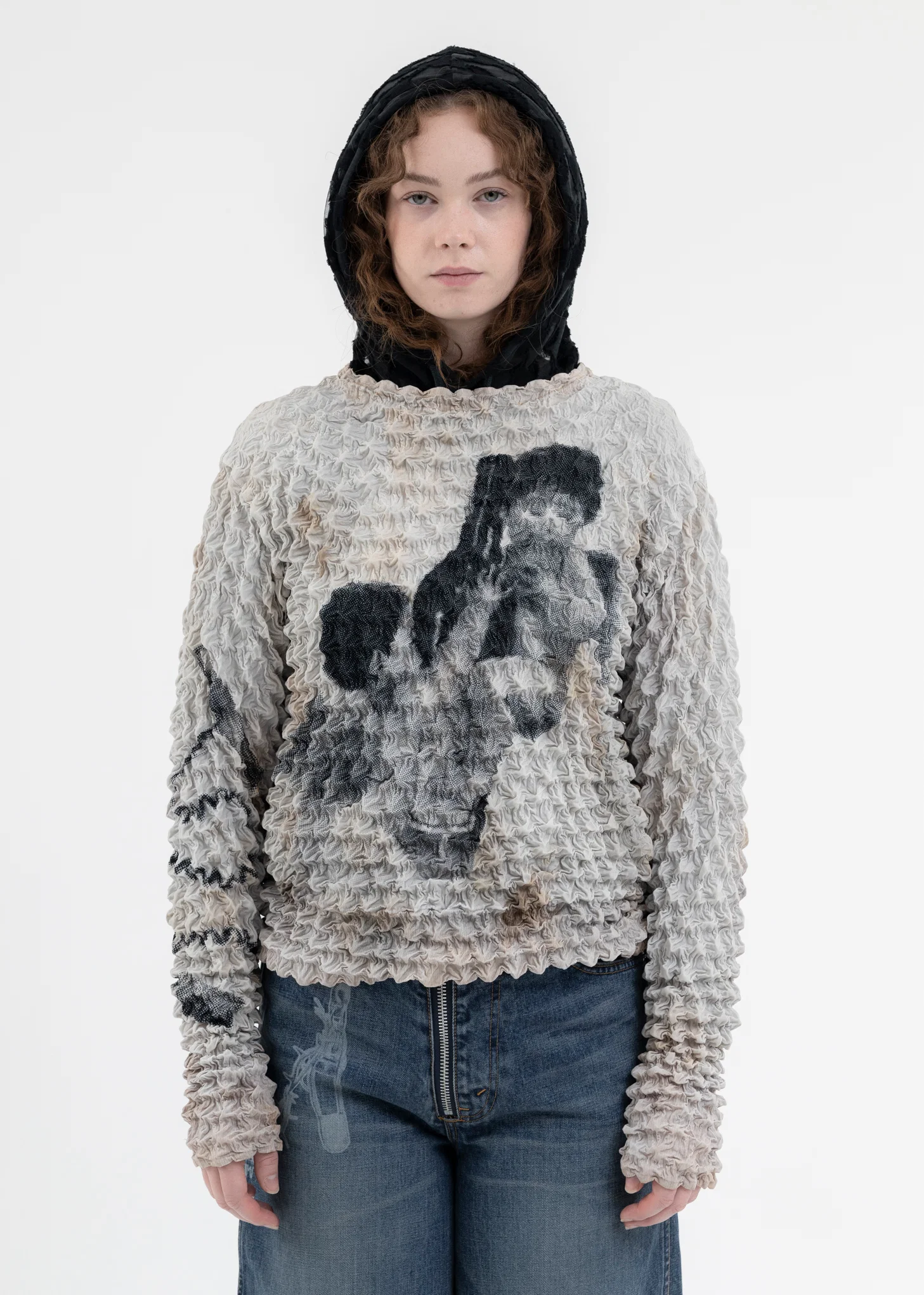 LIGHT GREY MARRIAGE POPCORN SWEATSHIRT