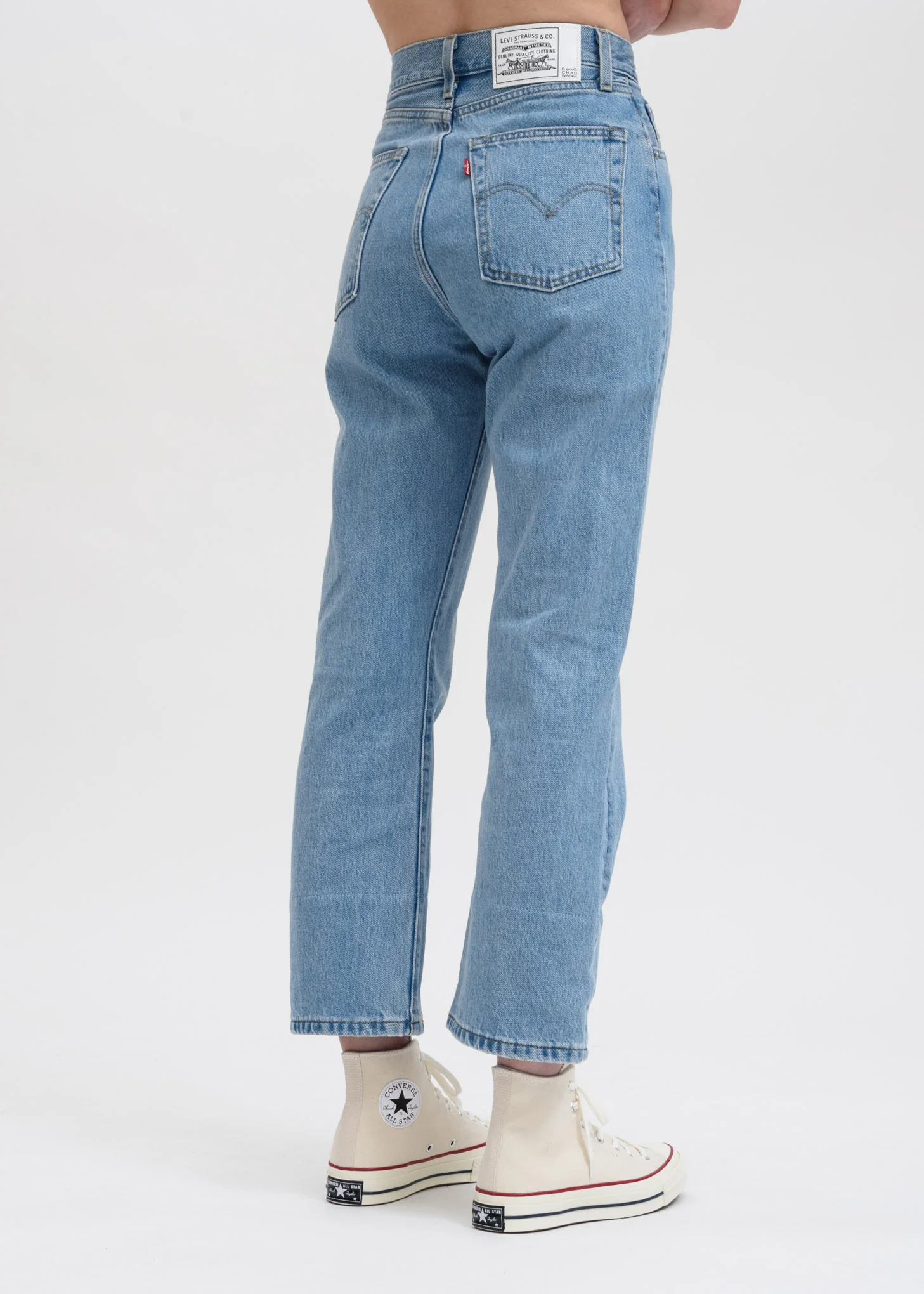 Light Indigo FCW Levis High Waist Jeans - Image 3