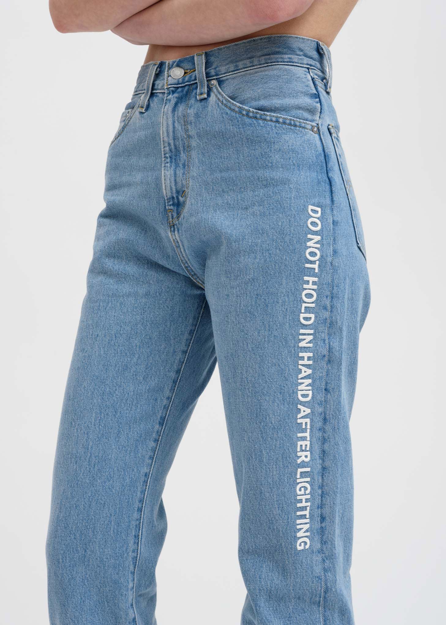 Light Indigo FCW Levis High Waist Jeans - Image 4