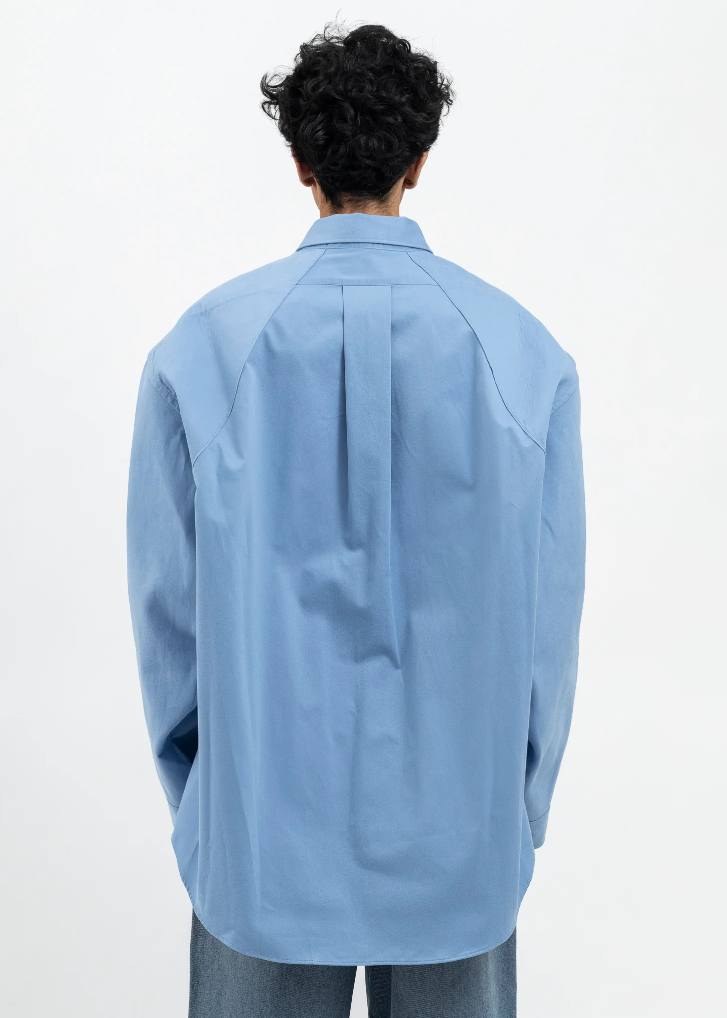 Light/Pastel Blue COTTON Shirt - Image 2