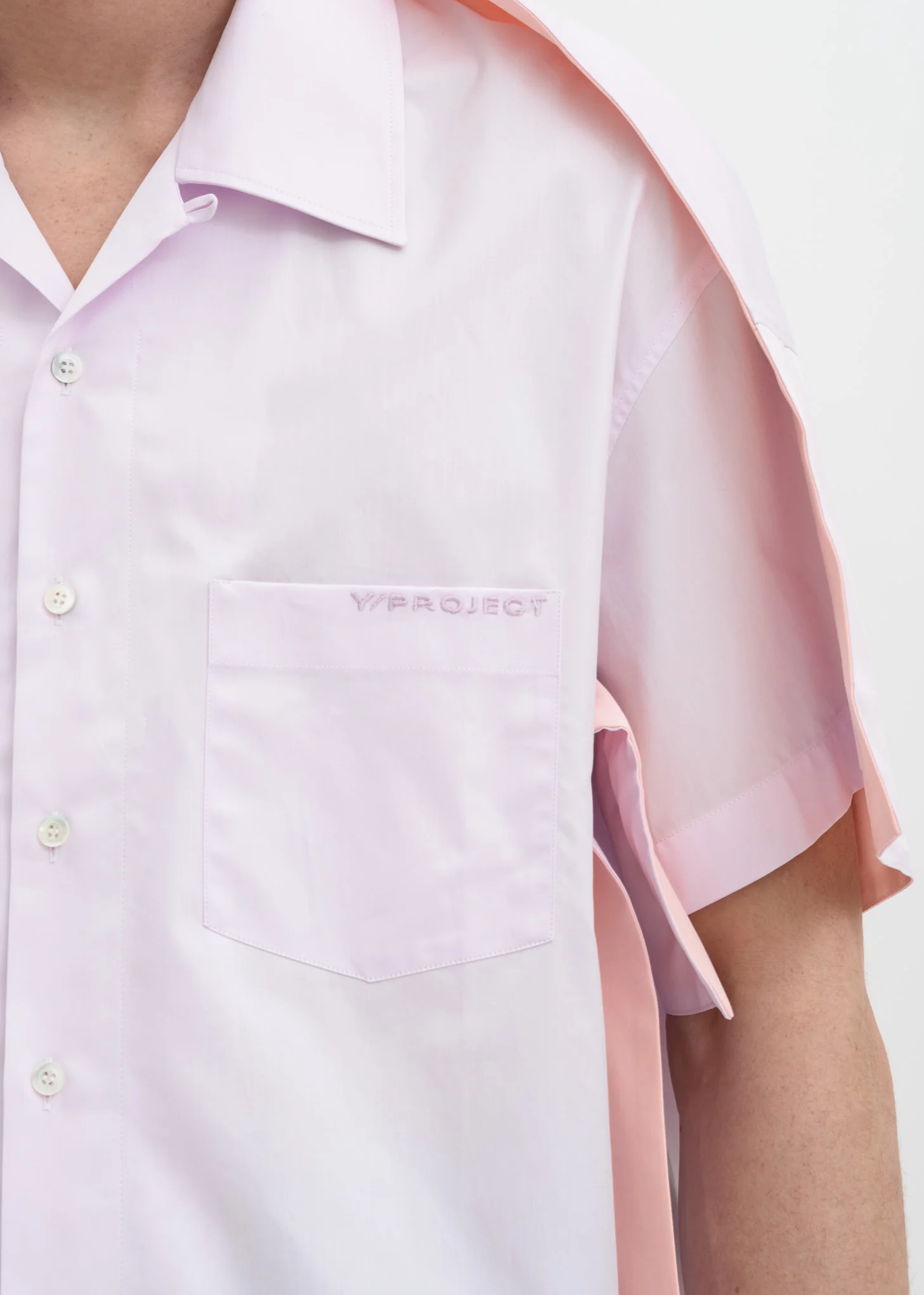 Light Pink Bowling Shirt - Image 6