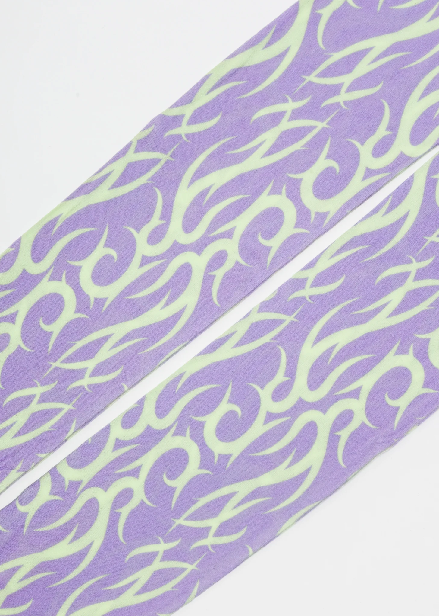 Lilac And Green Tattoo Tights - Image 2