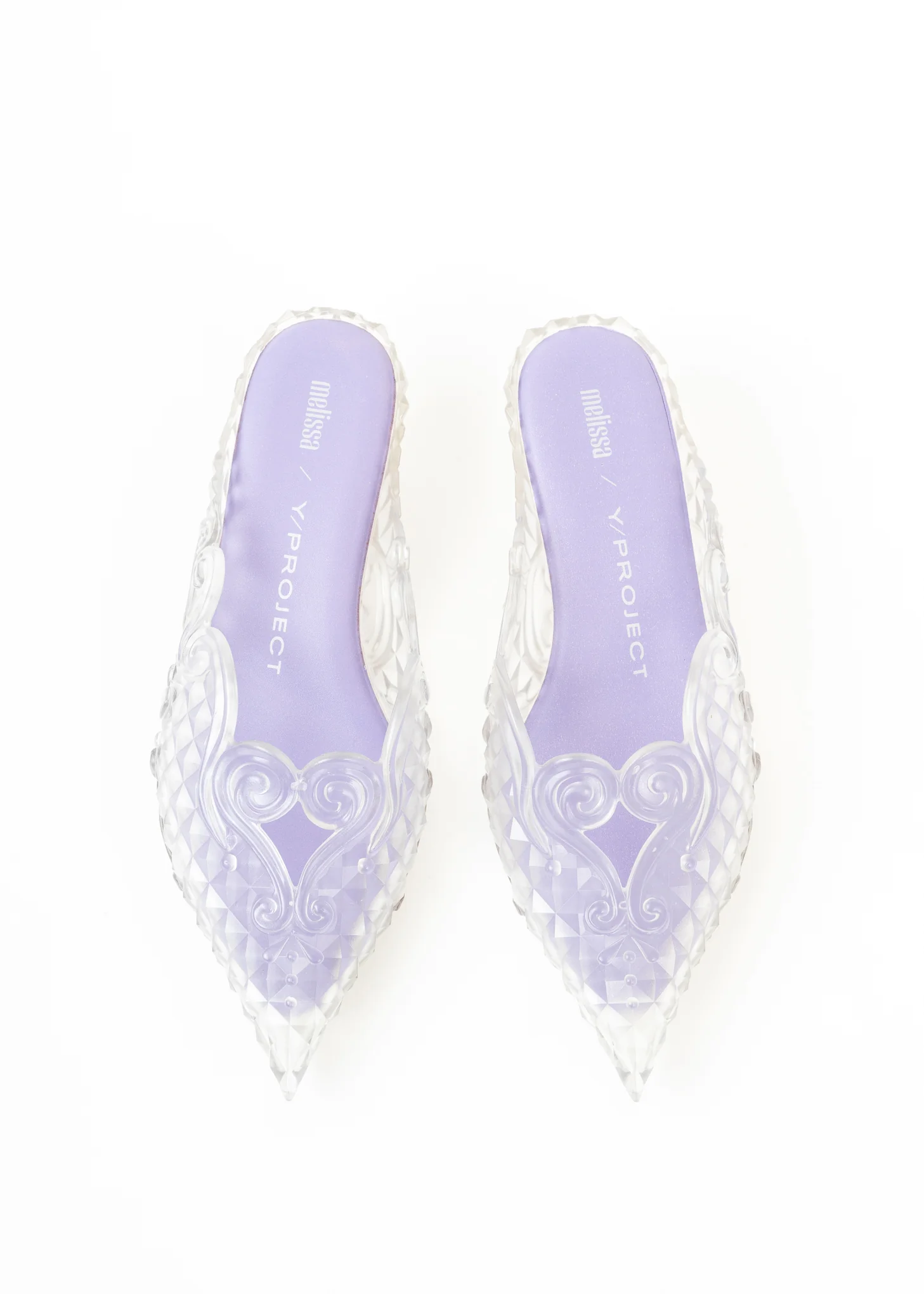 LILAC / CLEAR MELISSA POINT MULE - Image 2