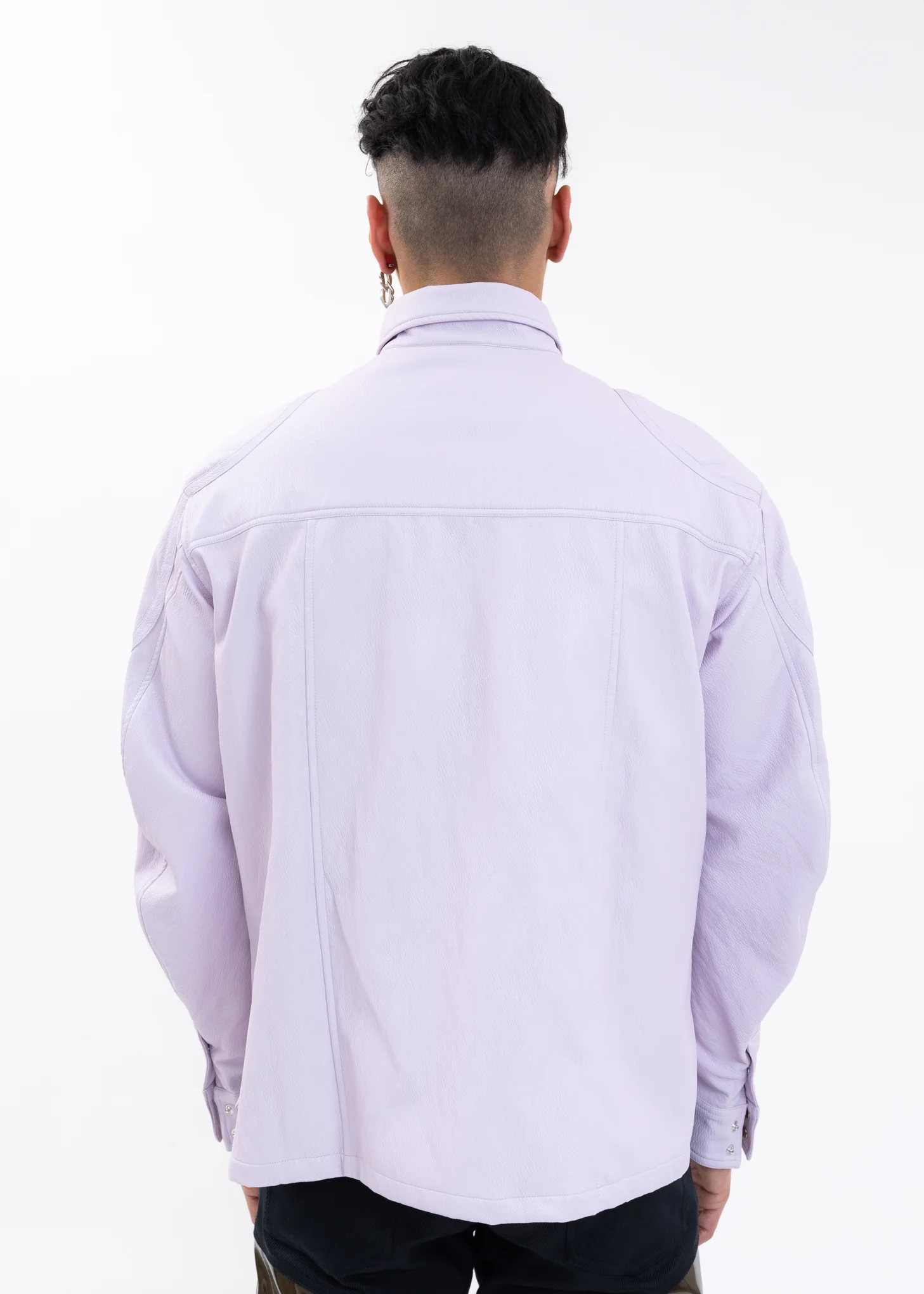 Lilac SHIRT W PATCHES AND ZIPS - Image 2