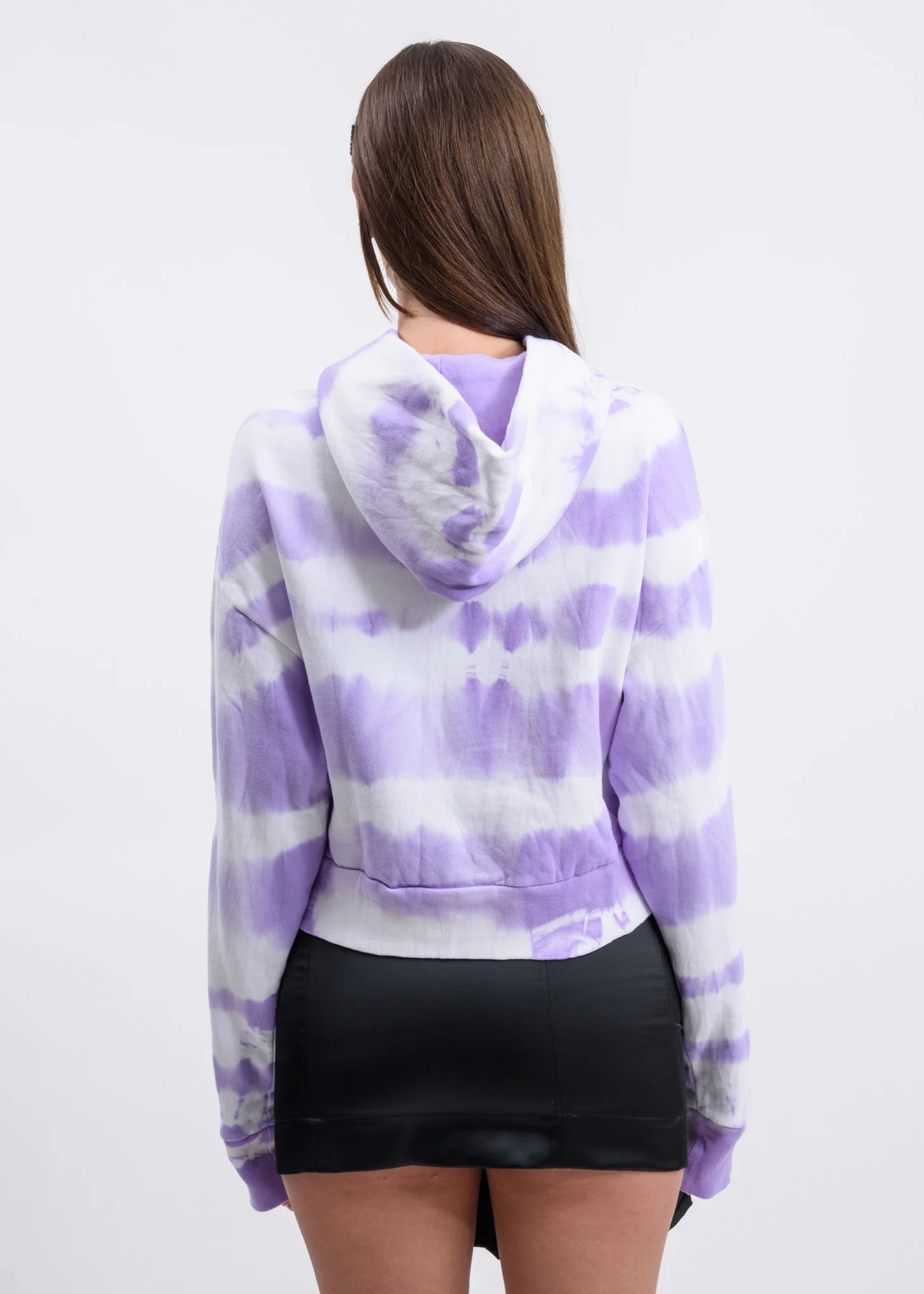 Lilac Tie Dye Cherub Devil Hoodie - Image 3