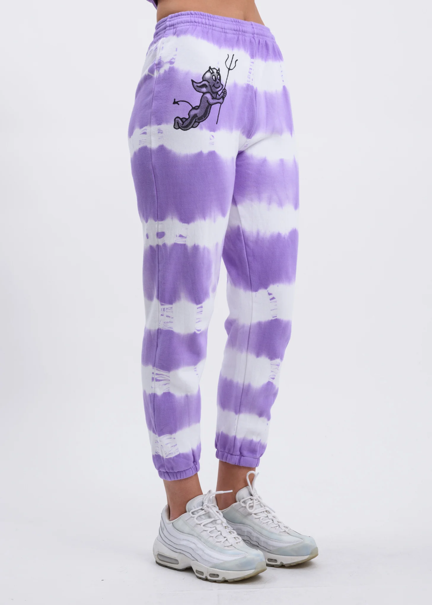 Lilac Tie Dye Cherub Devil Jogger