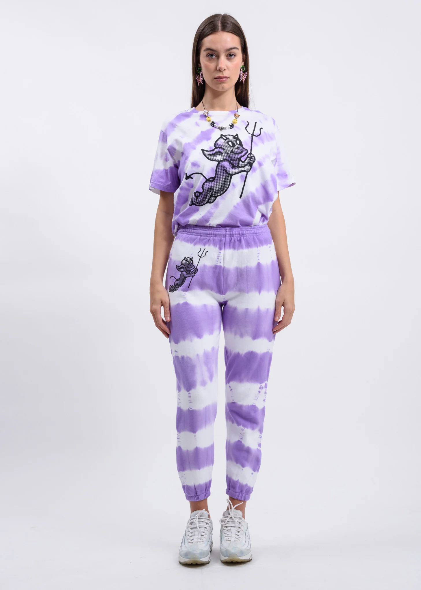 Lilac Tie Dye Cherub Devil Jogger - Image 5