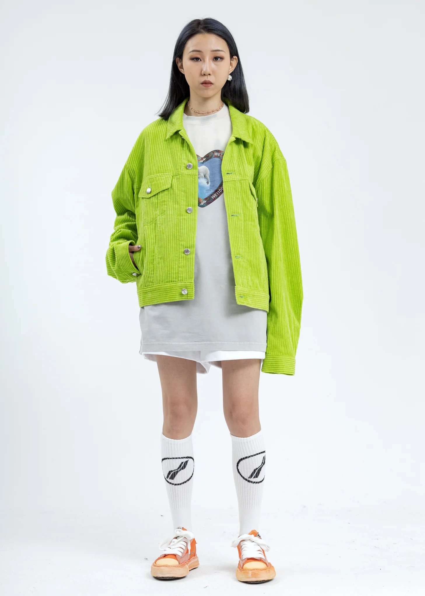 Lime Corduroy Jacket - Image 7