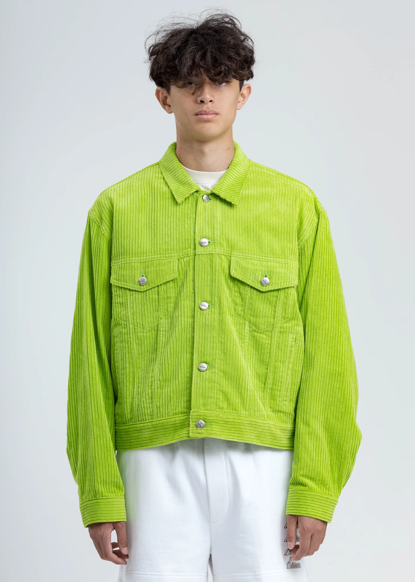 Lime Corduroy Jacket