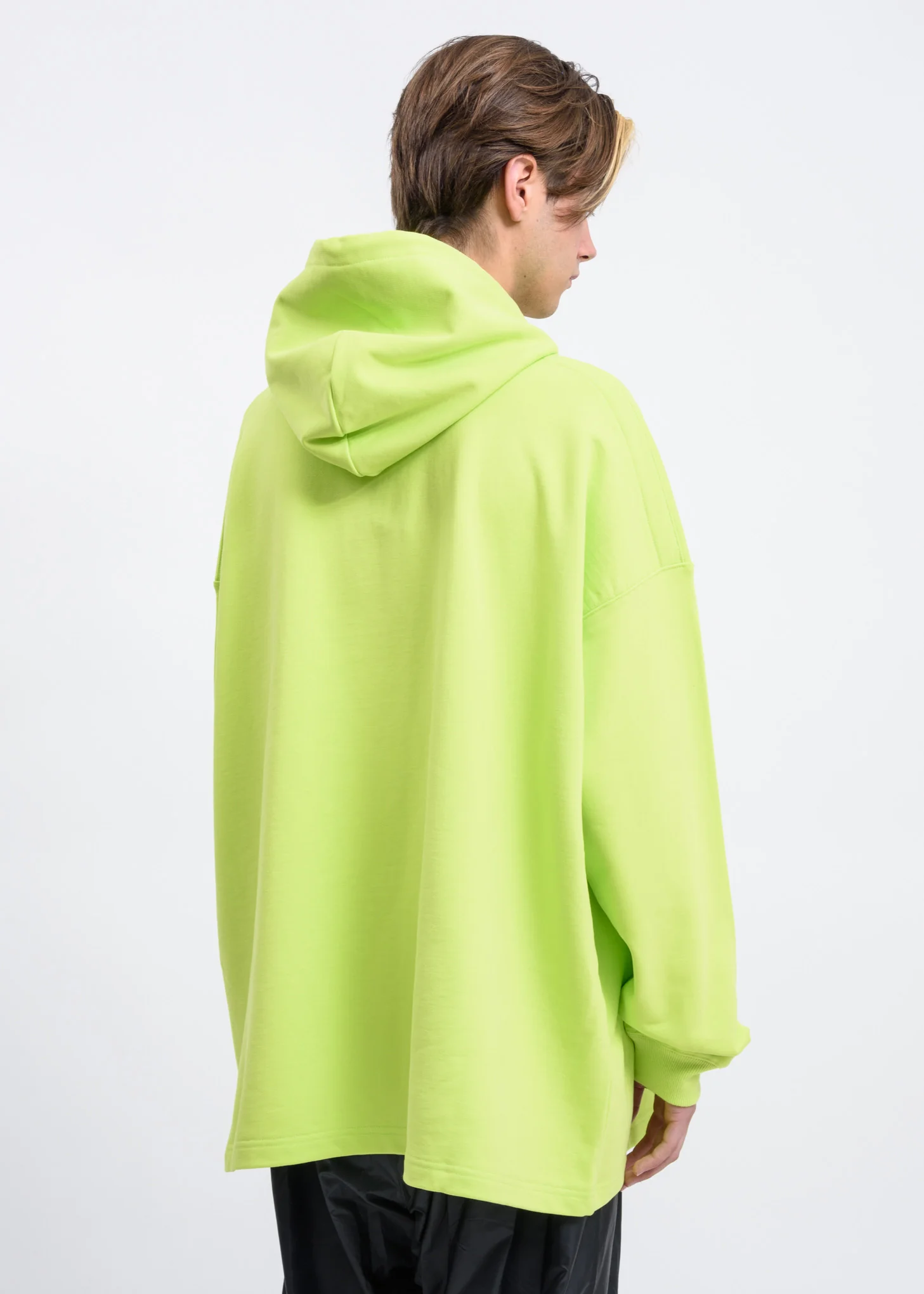 Lime New Logo Hoodie - Image 3