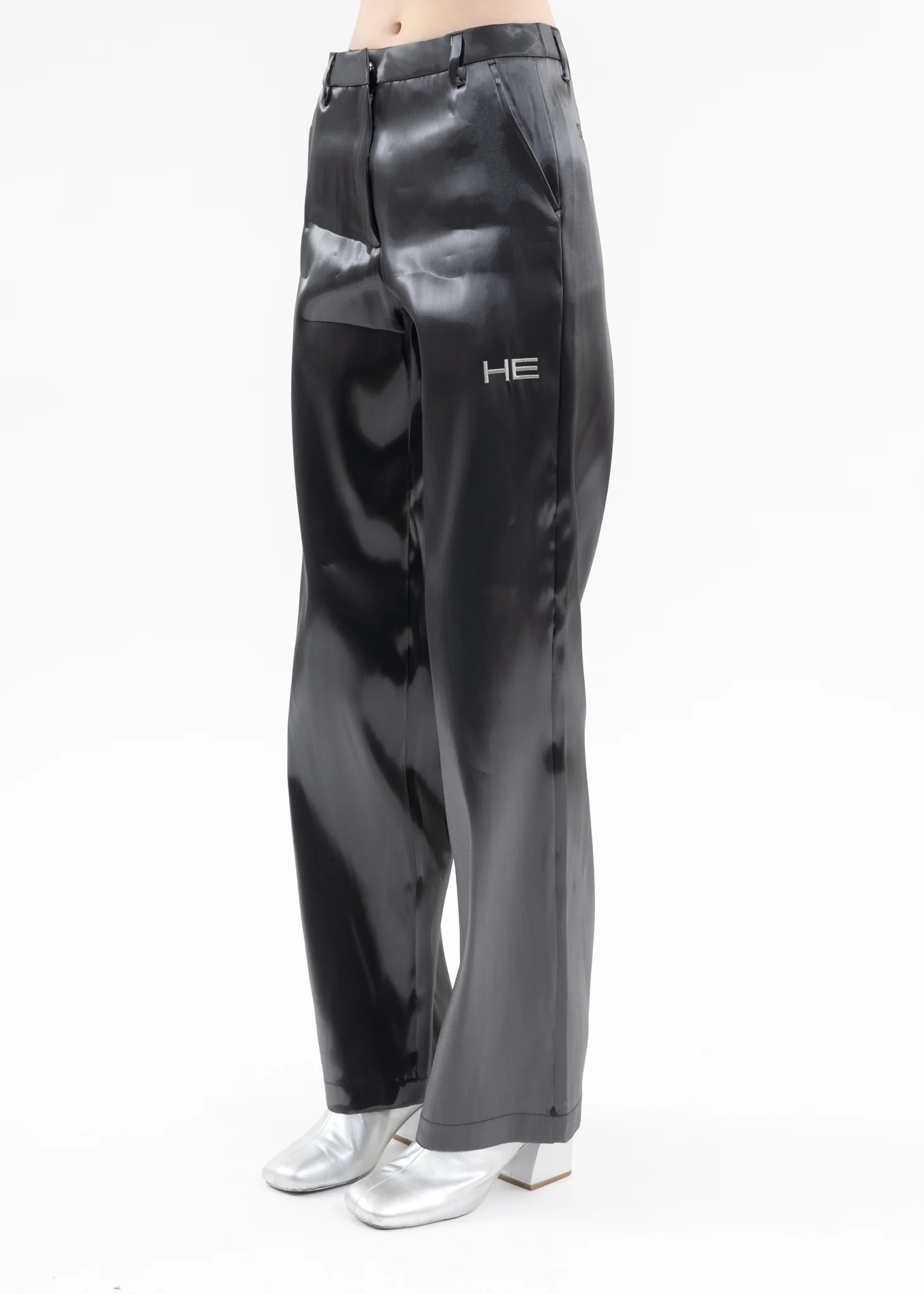 LIQUID METAL Trousers  (White HE Logo) - Image 3