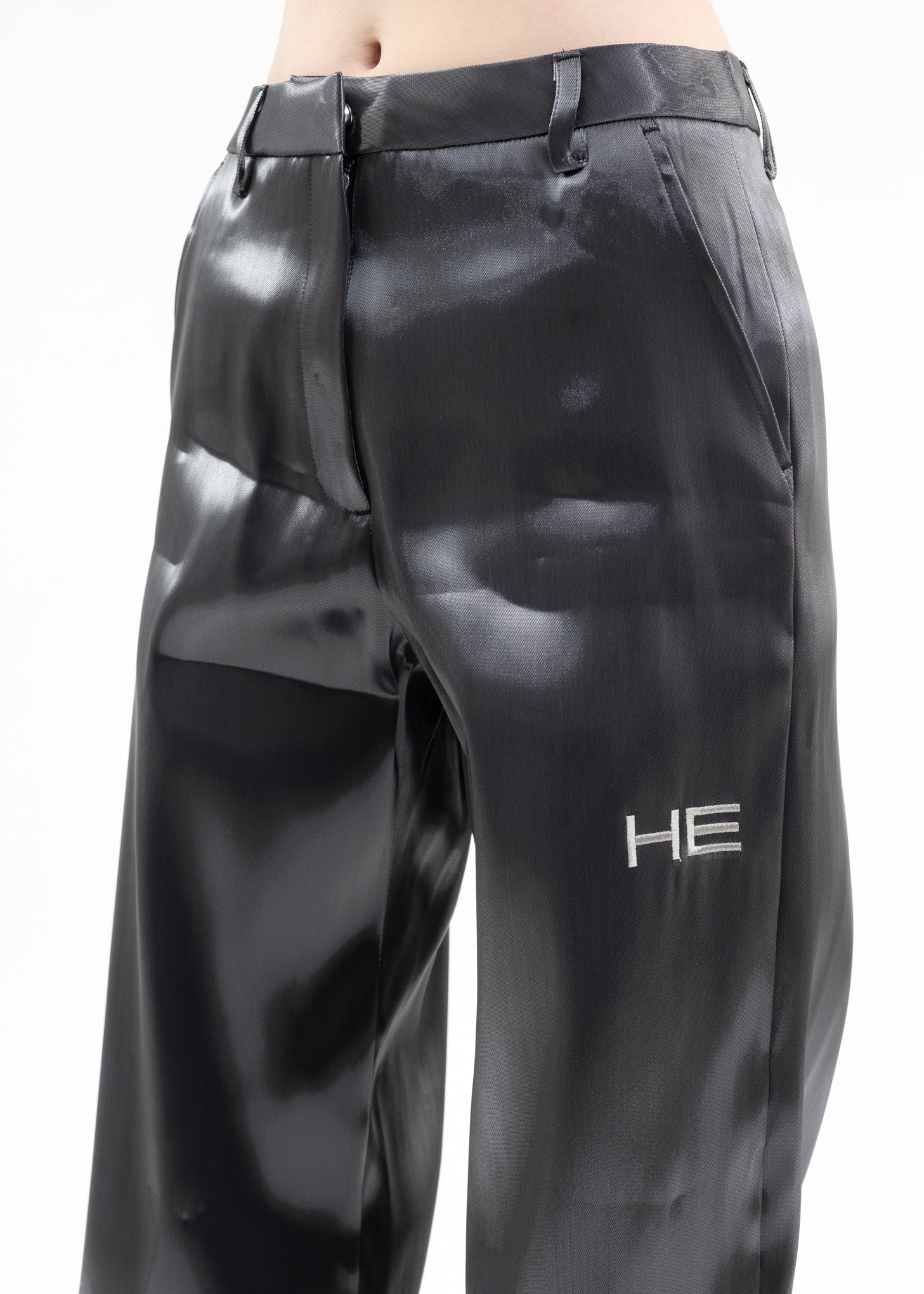 LIQUID METAL Trousers  (White HE Logo) - Image 4
