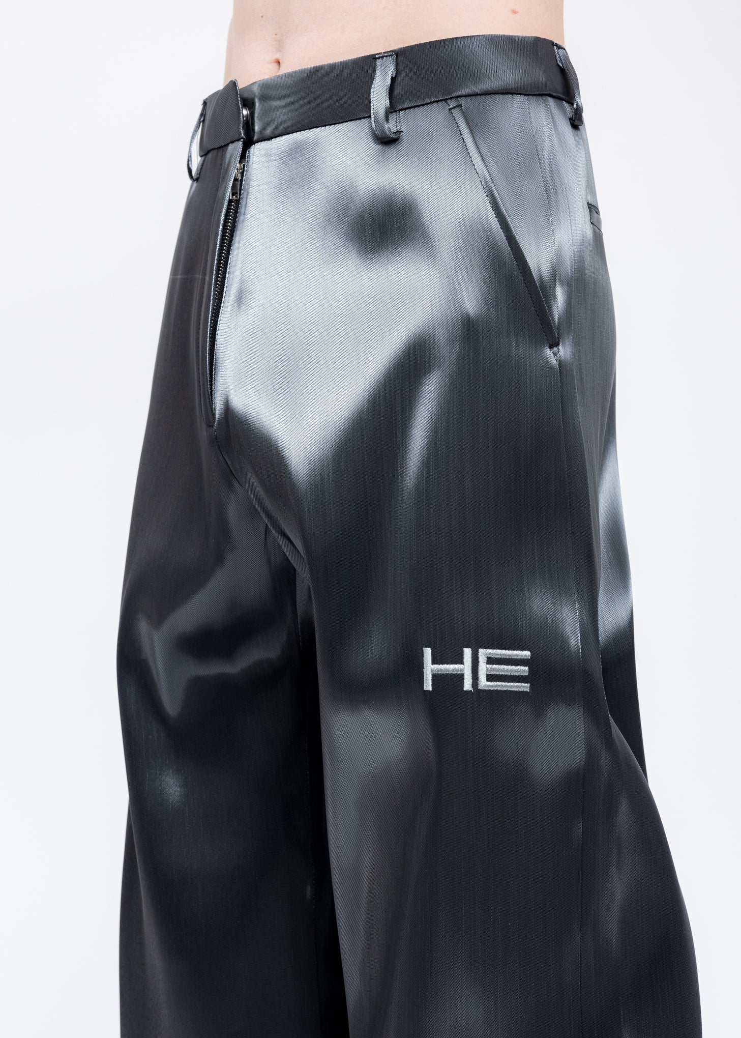 LIQUID METAL Trousers  (White HE Logo) - Image 4