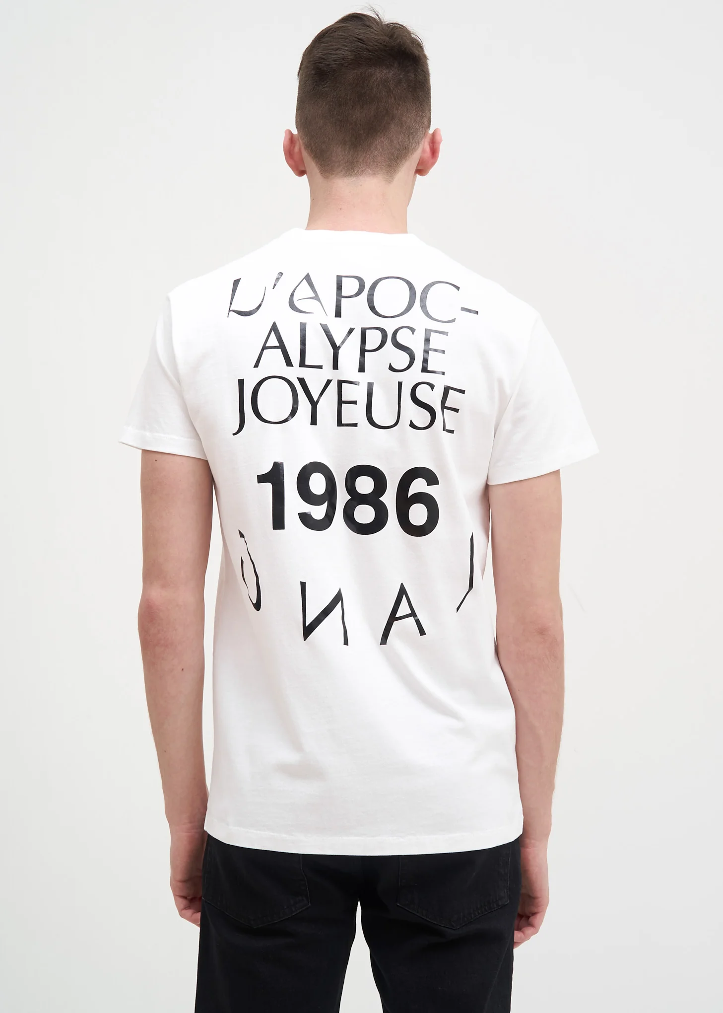 Chalk White Helmut Logo Hack Little Tee