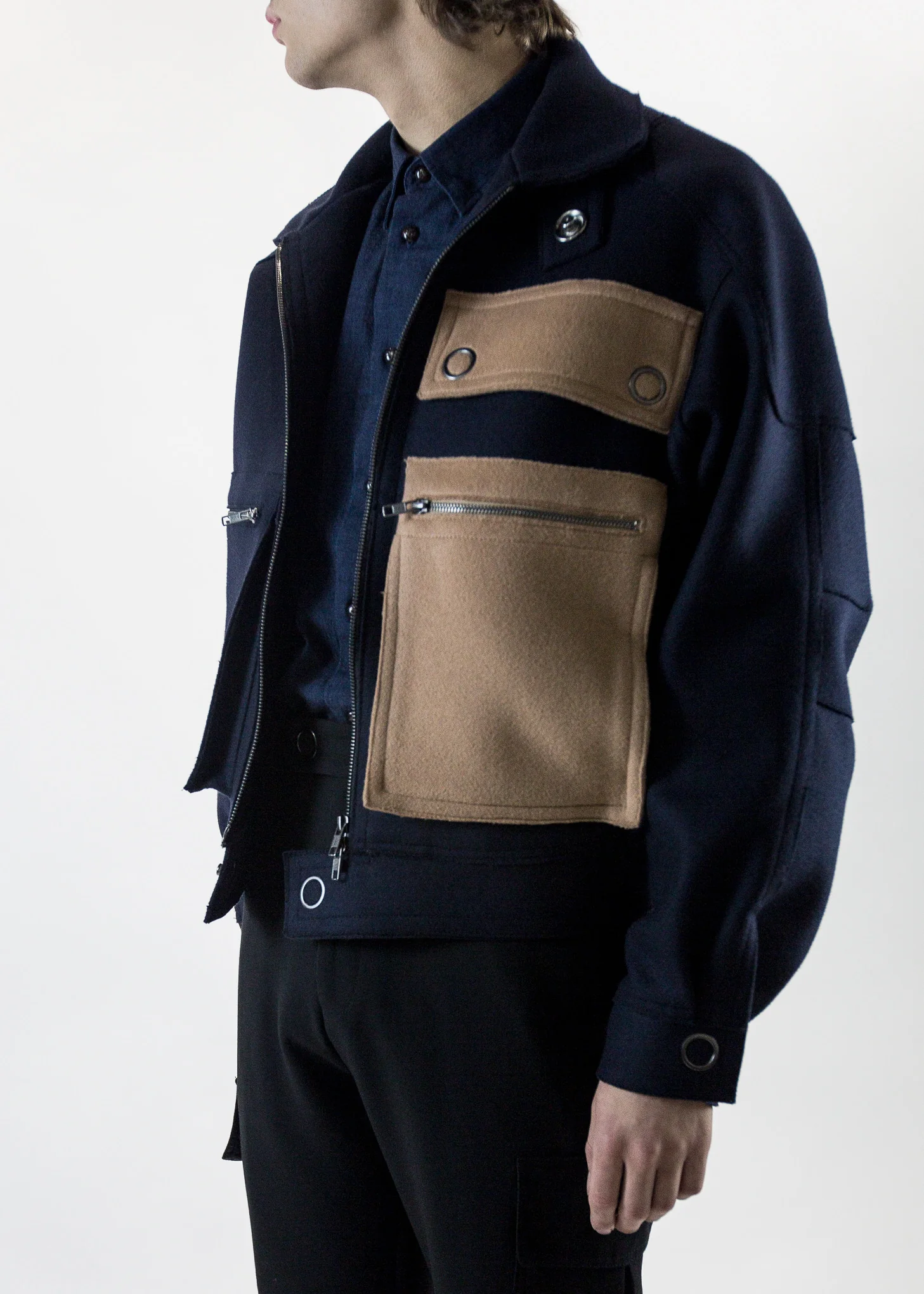 Lord Jacket with Contrast Pocket - Image 2