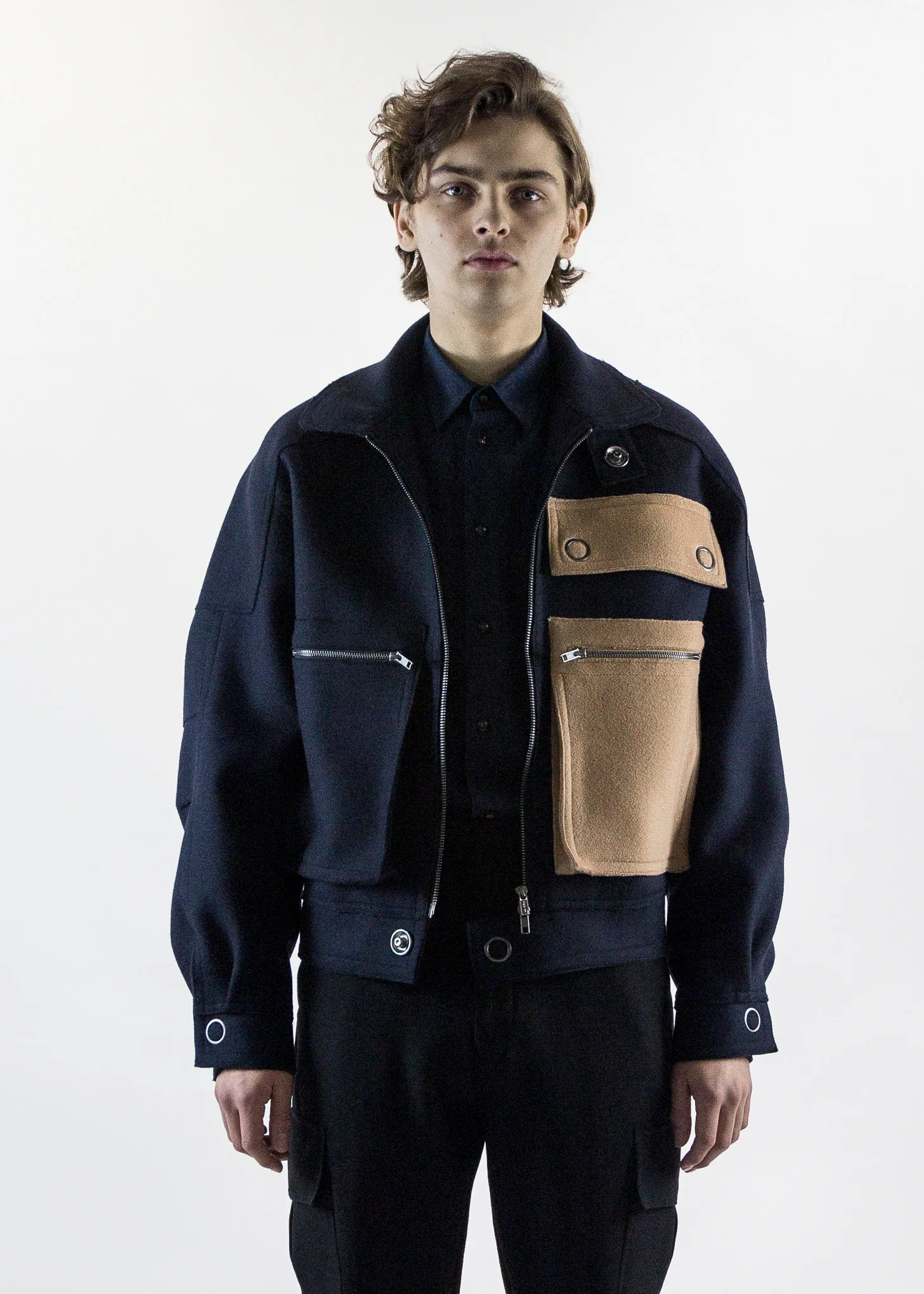Lord Jacket with Contrast Pocket - Image 3