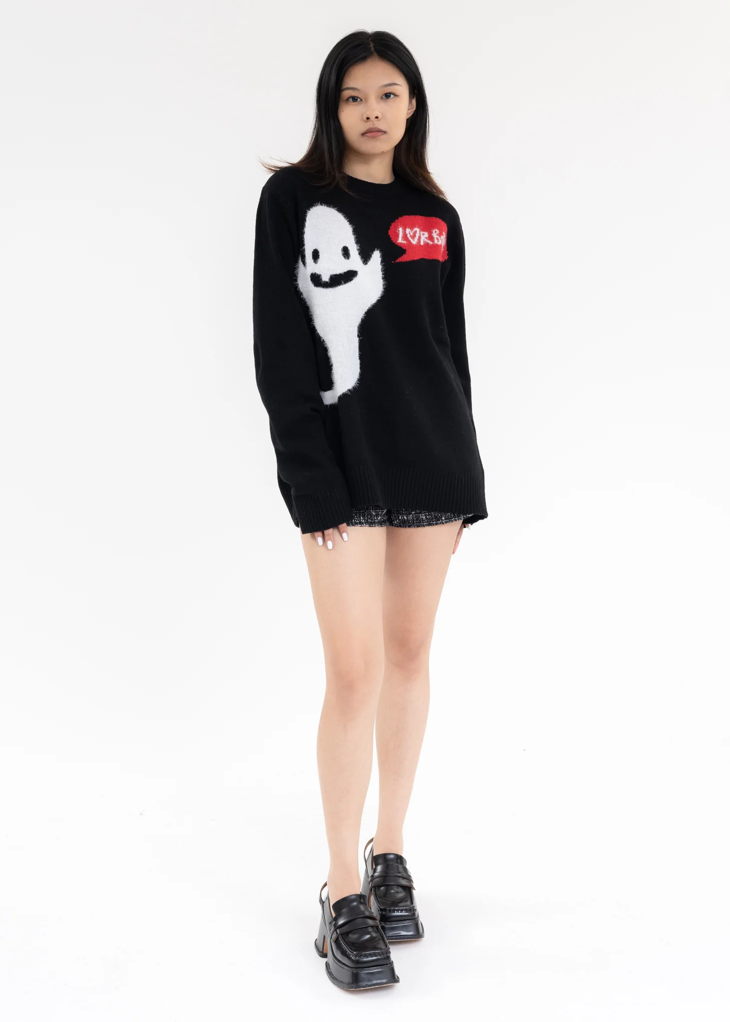 LOVERBOY GHOST GRAPHIC JUMPER - Image 5