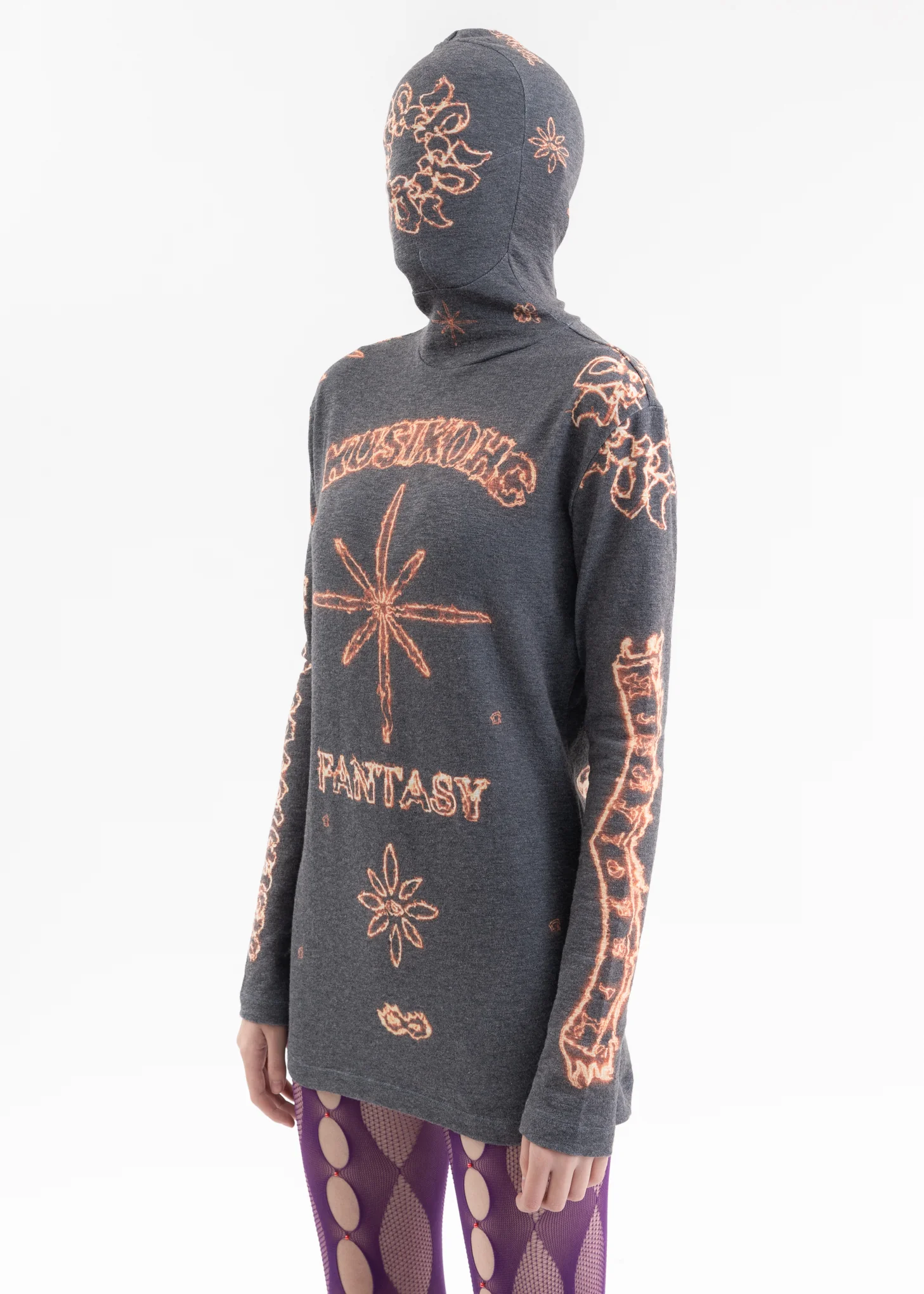 MASK PRINT TIGHT LS T-SHIRT - Image 3