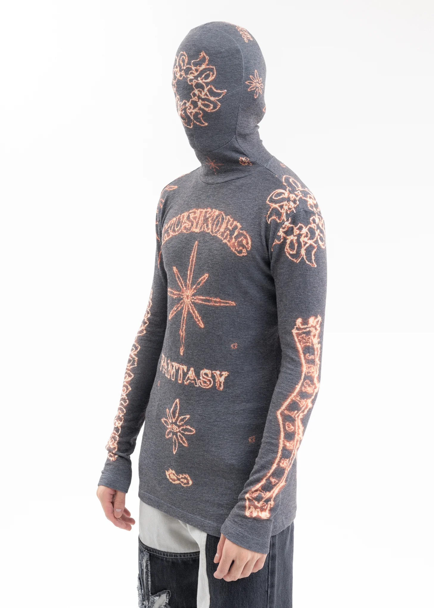 MASK PRINT TIGHT LS T-SHIRT - Image 3