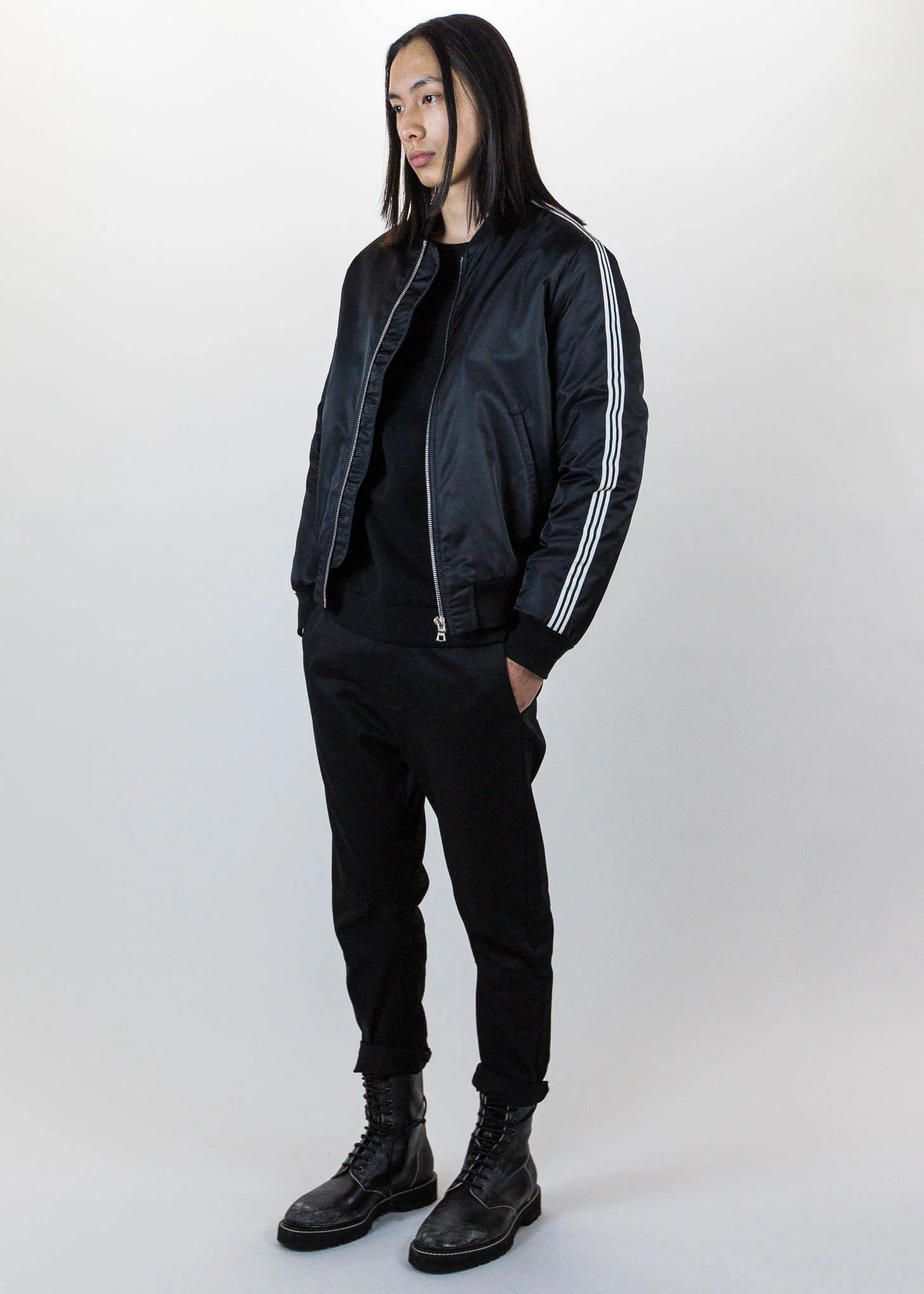 Mathys Stripe Nylon Bomber - Image 5