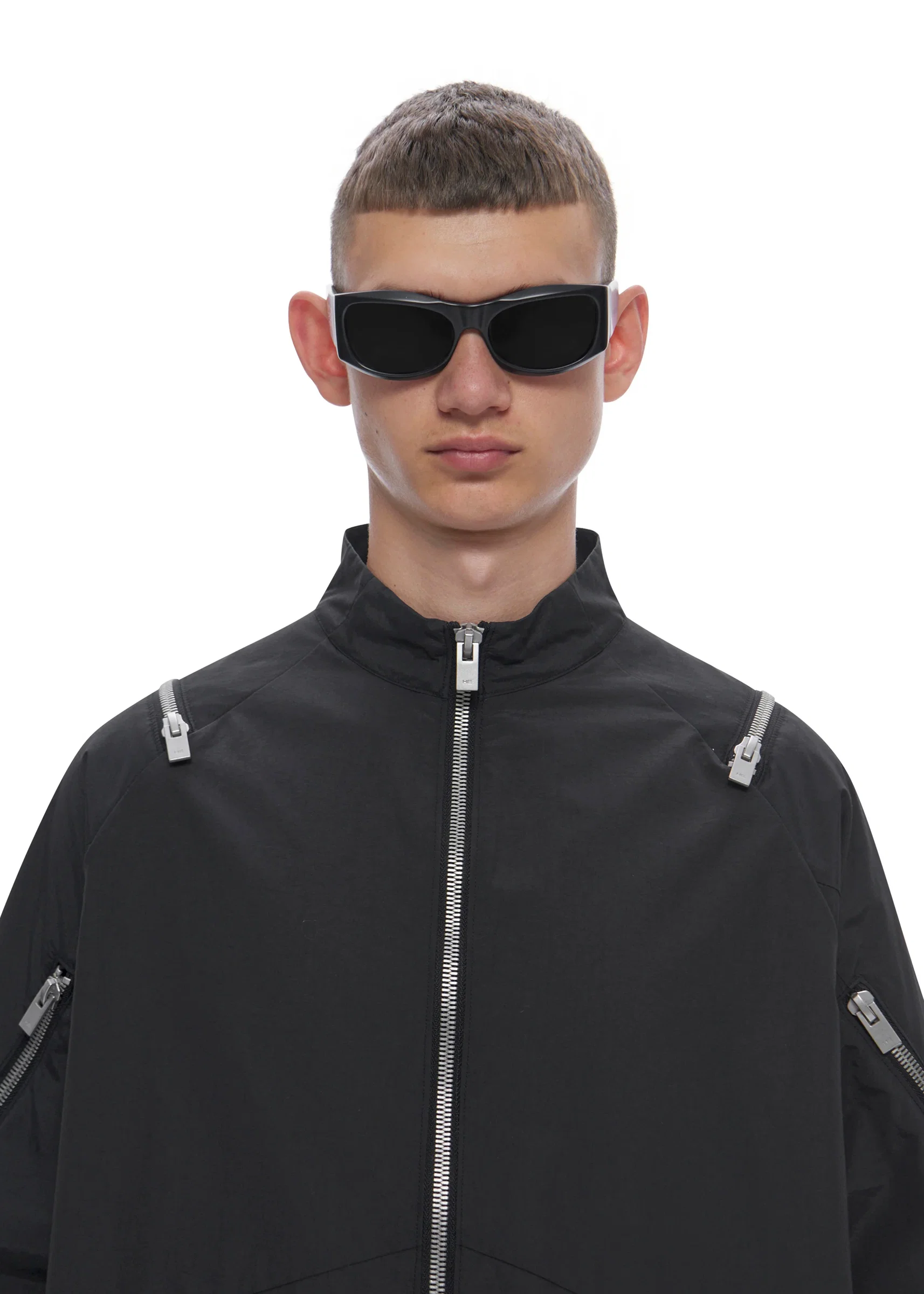 MATTE BLACK AETHER SUNGLASSES - Image 3