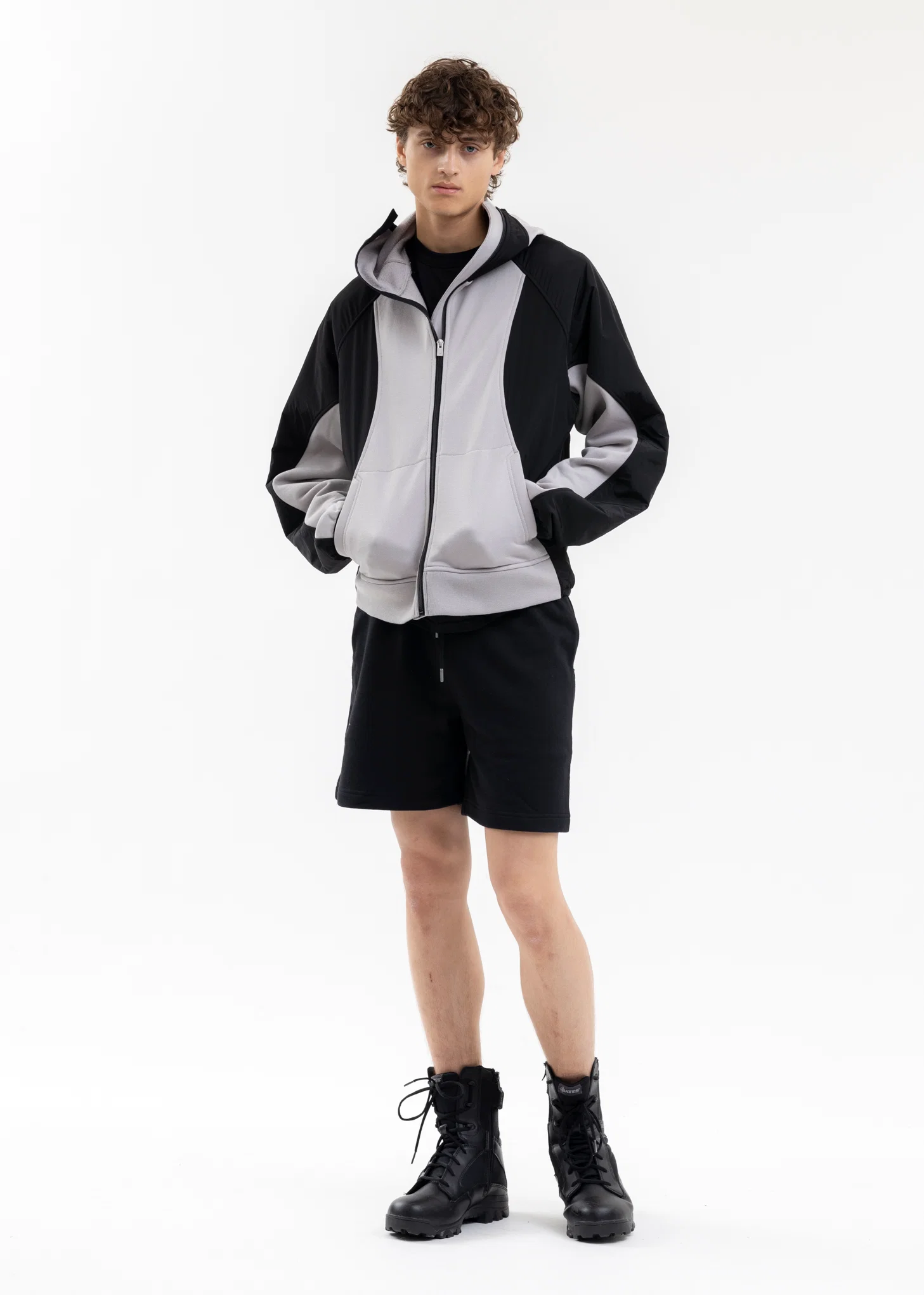 MEDIUM GREY EMPEDOCLES TECHNICAL HOODIE - Image 8
